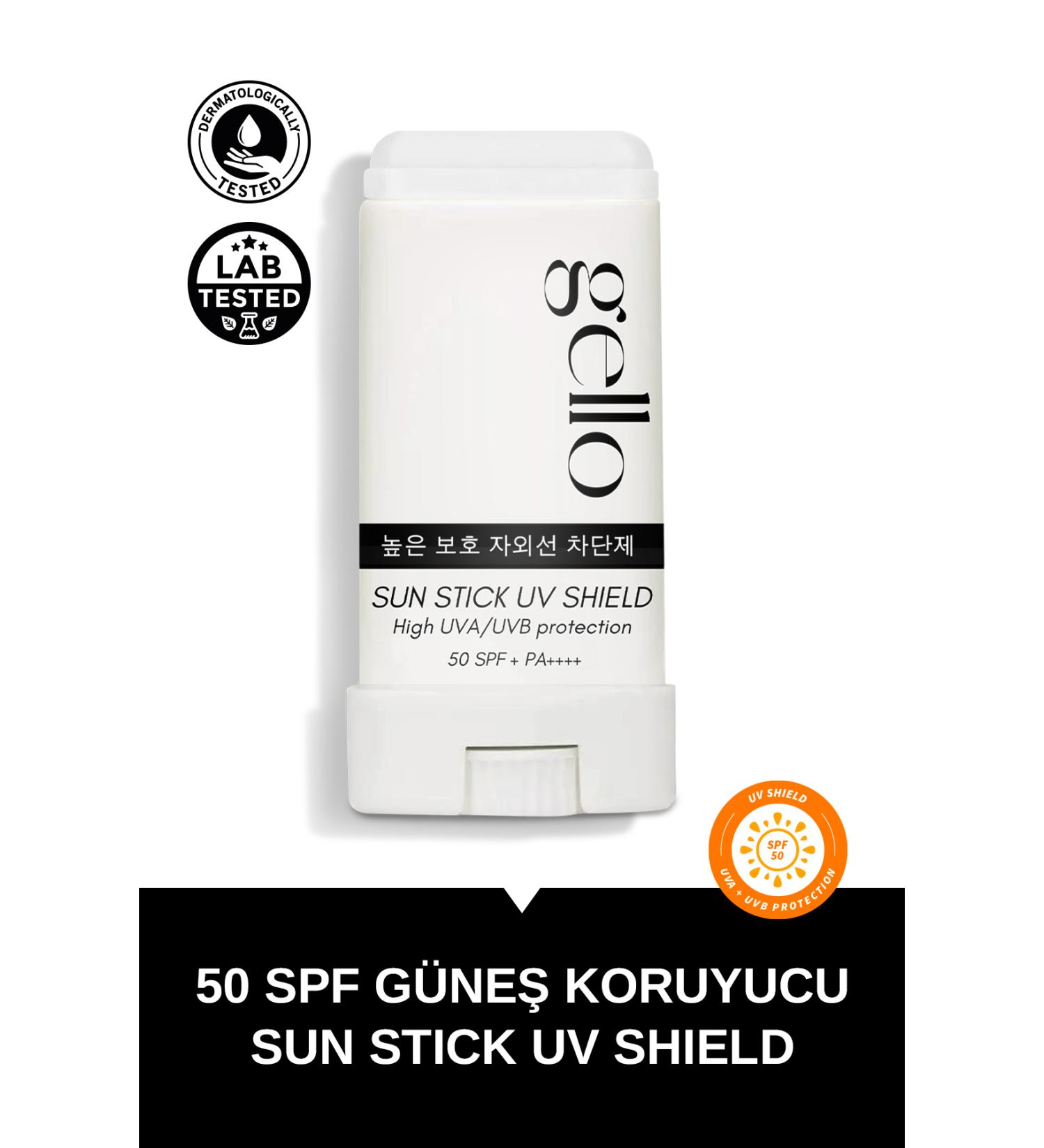 GELLO Stick Sun Cream 50 Spf - Sun Stick Uv Shield - Buy Online on GoSupps.com
