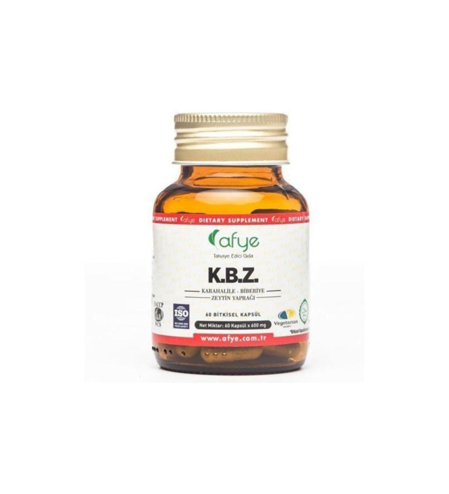 Afye Kbz 60 Herbal Capsules