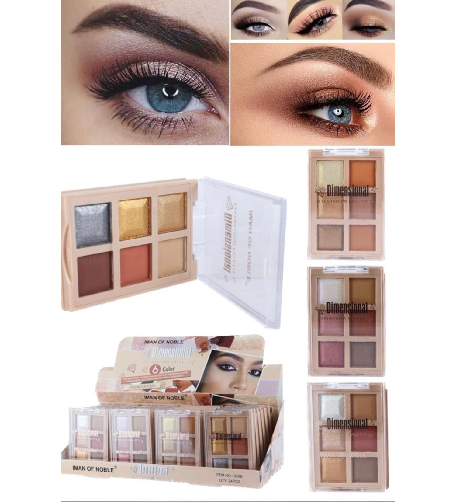 Utelips Professional Eyeshadow Palette Eye Care Make Up Set of 6 Matte Glitter Quality Colorful Eyeshadow Palette Striking - Buy Online on GoSupps.com