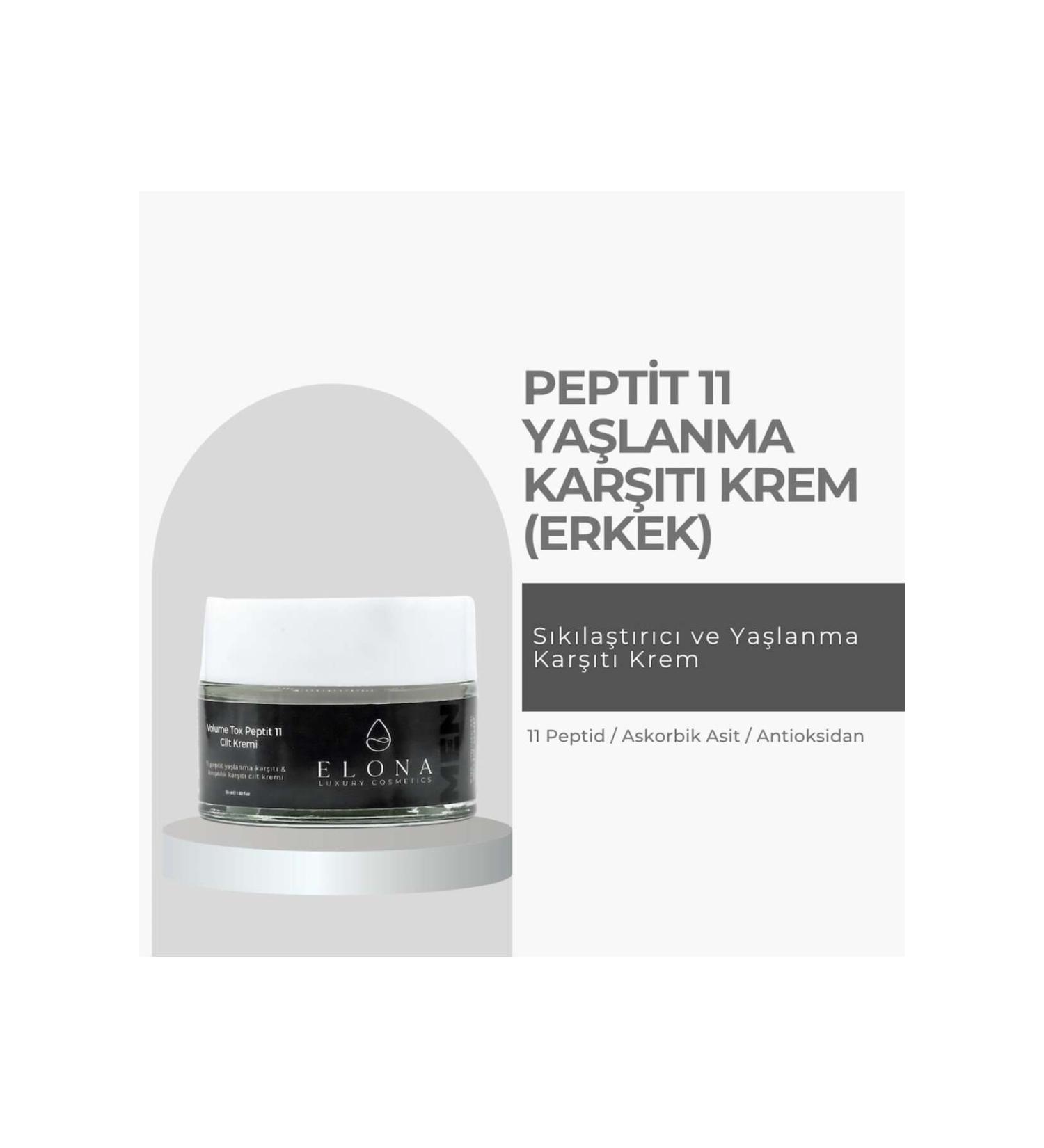 Elona Cosmetics Peptide 11 Anti-Aging Cream - For Men