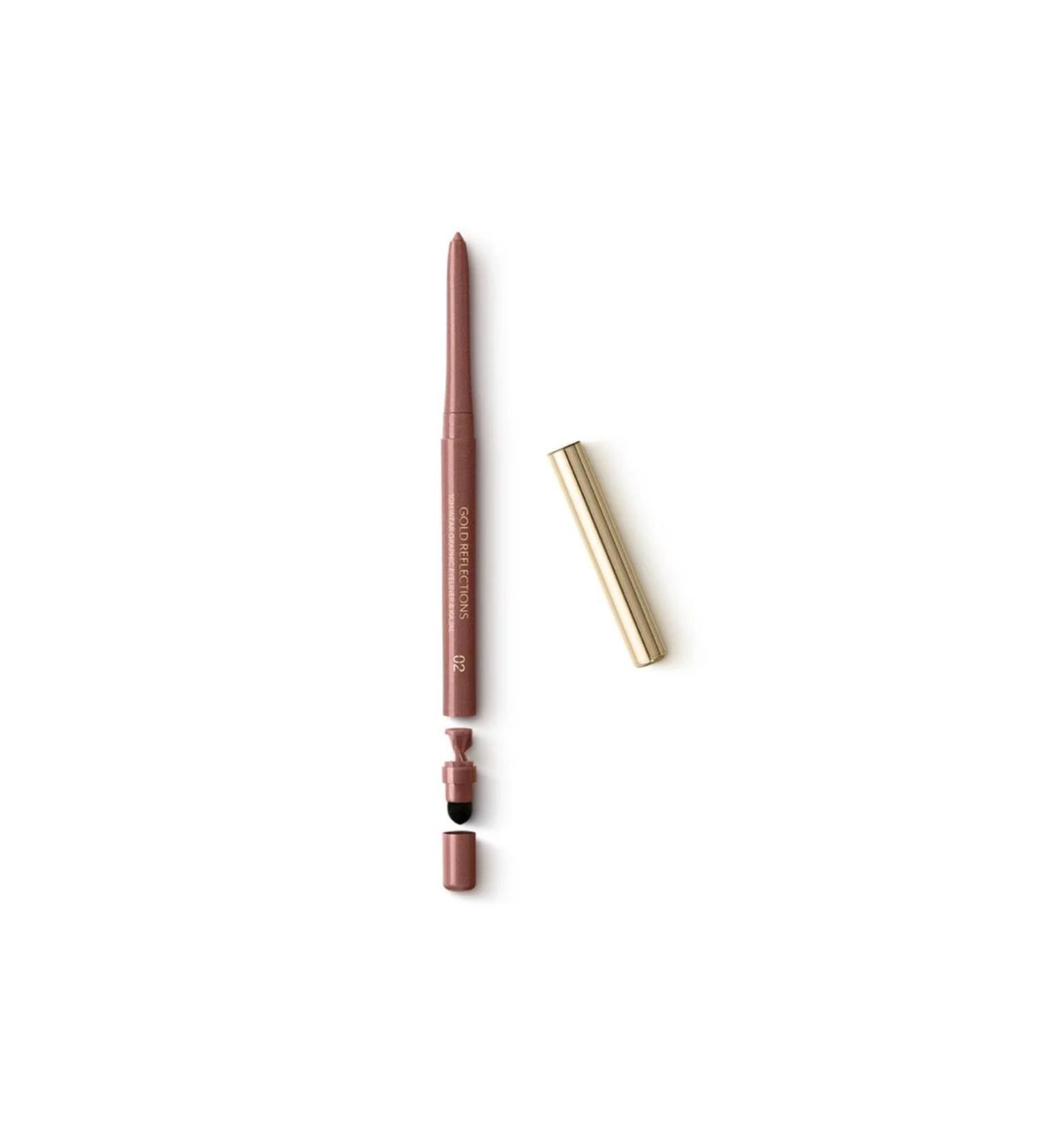 KIKO GOLD REFLECTIONS 10H WEAR GRAPHIC EYELINER & KAJAL 02 Oasis Bronze - Buy Online on GoSupps.com