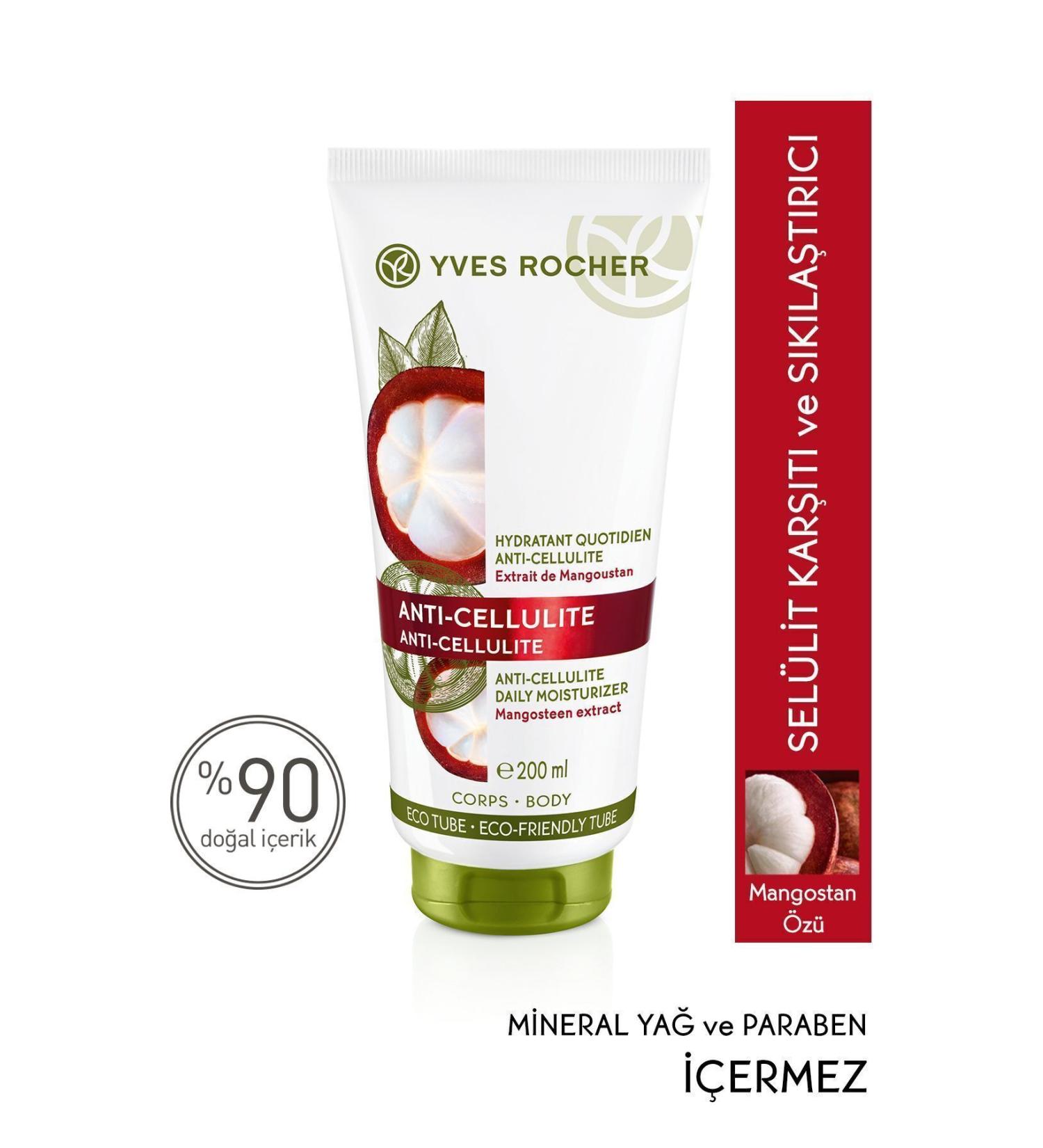 Yves Rocher Anti-Cellulite Slimming and Firming Cream - Caffeine & Madecassoside-200ml