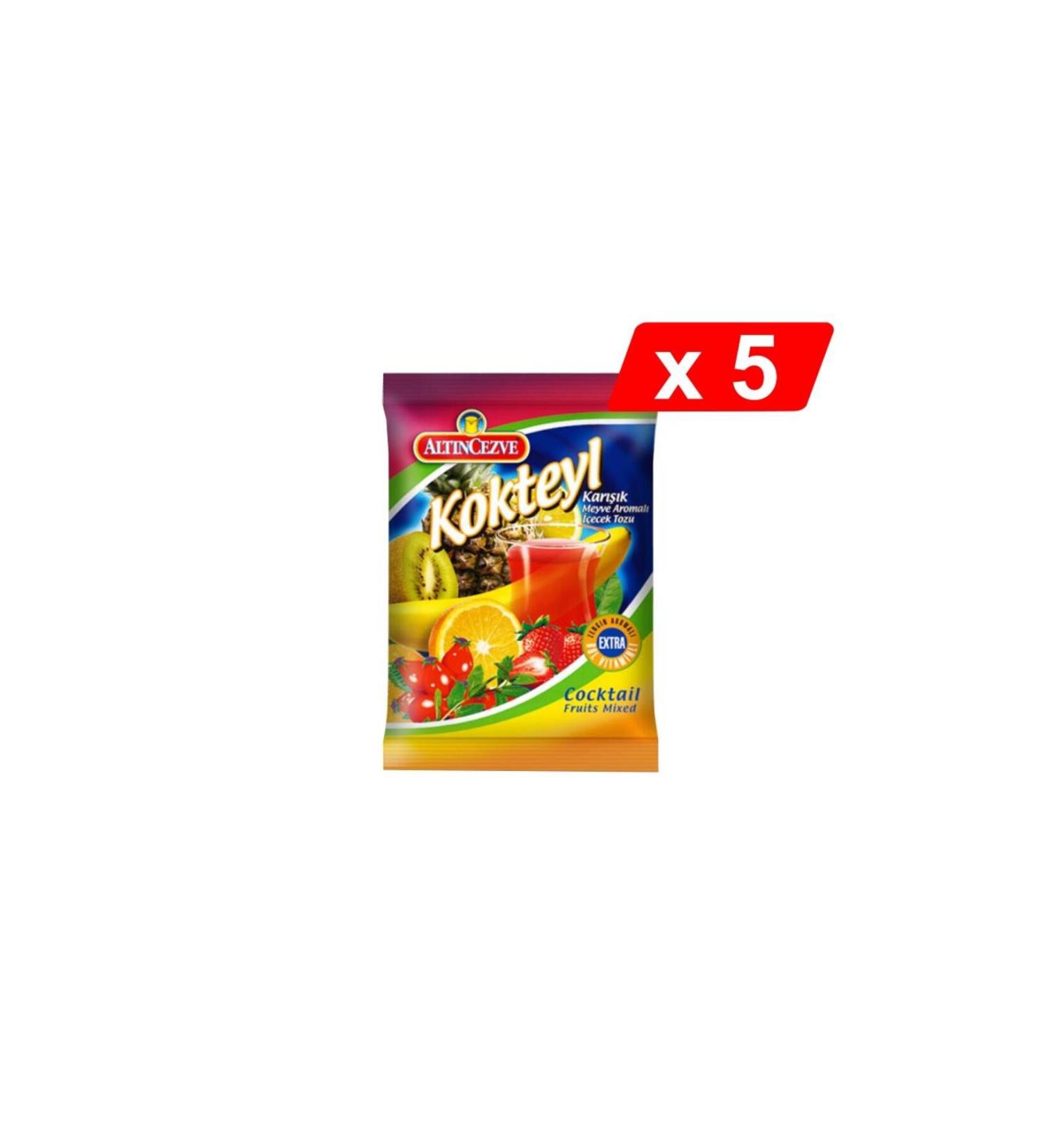 Alt ncezve Alt n Cezve Cocktail Flavored Powder Drink 250 gr 5 Pieces