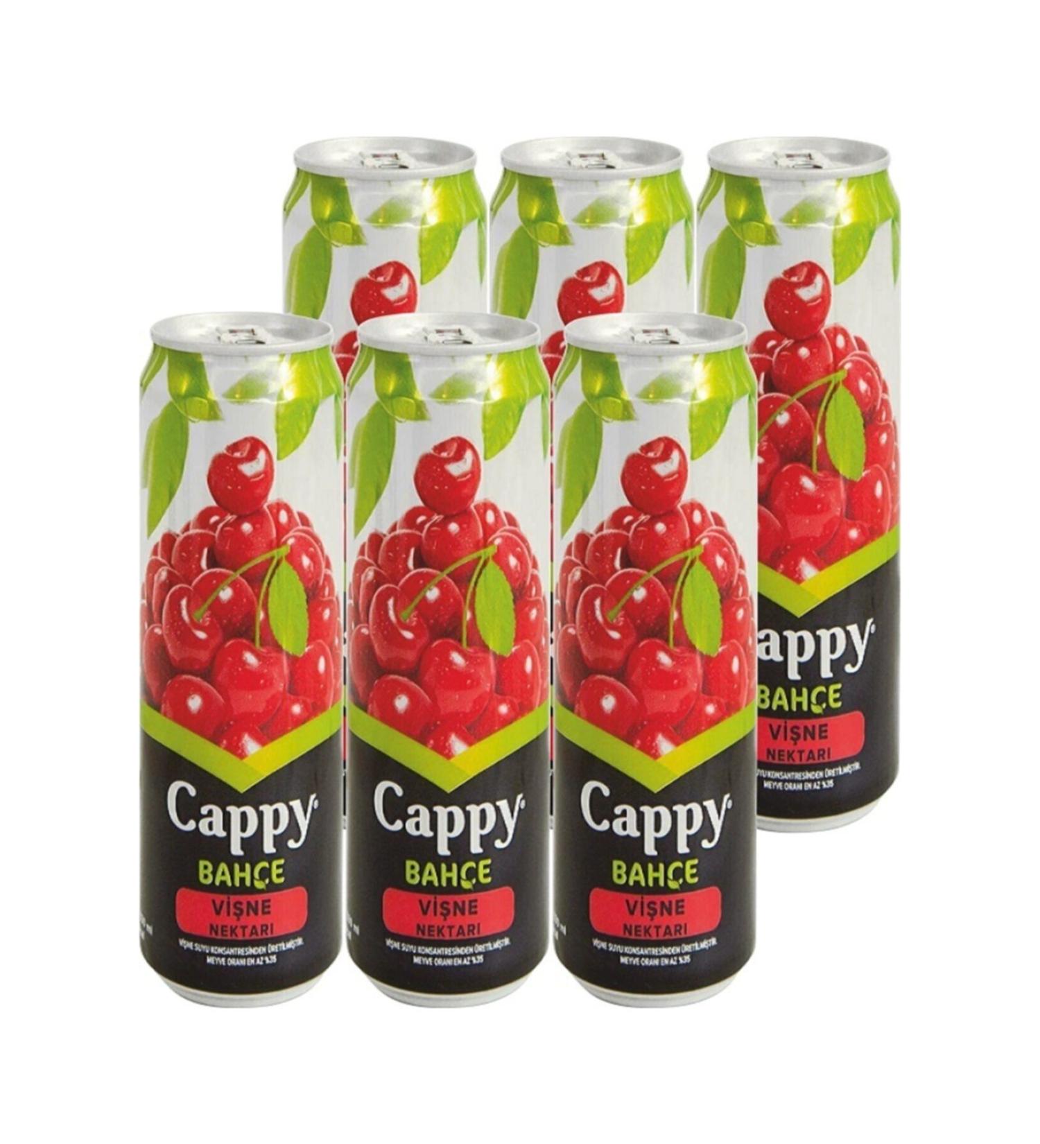 Cappy Cherry Beverage Tin Can 6x330 ml