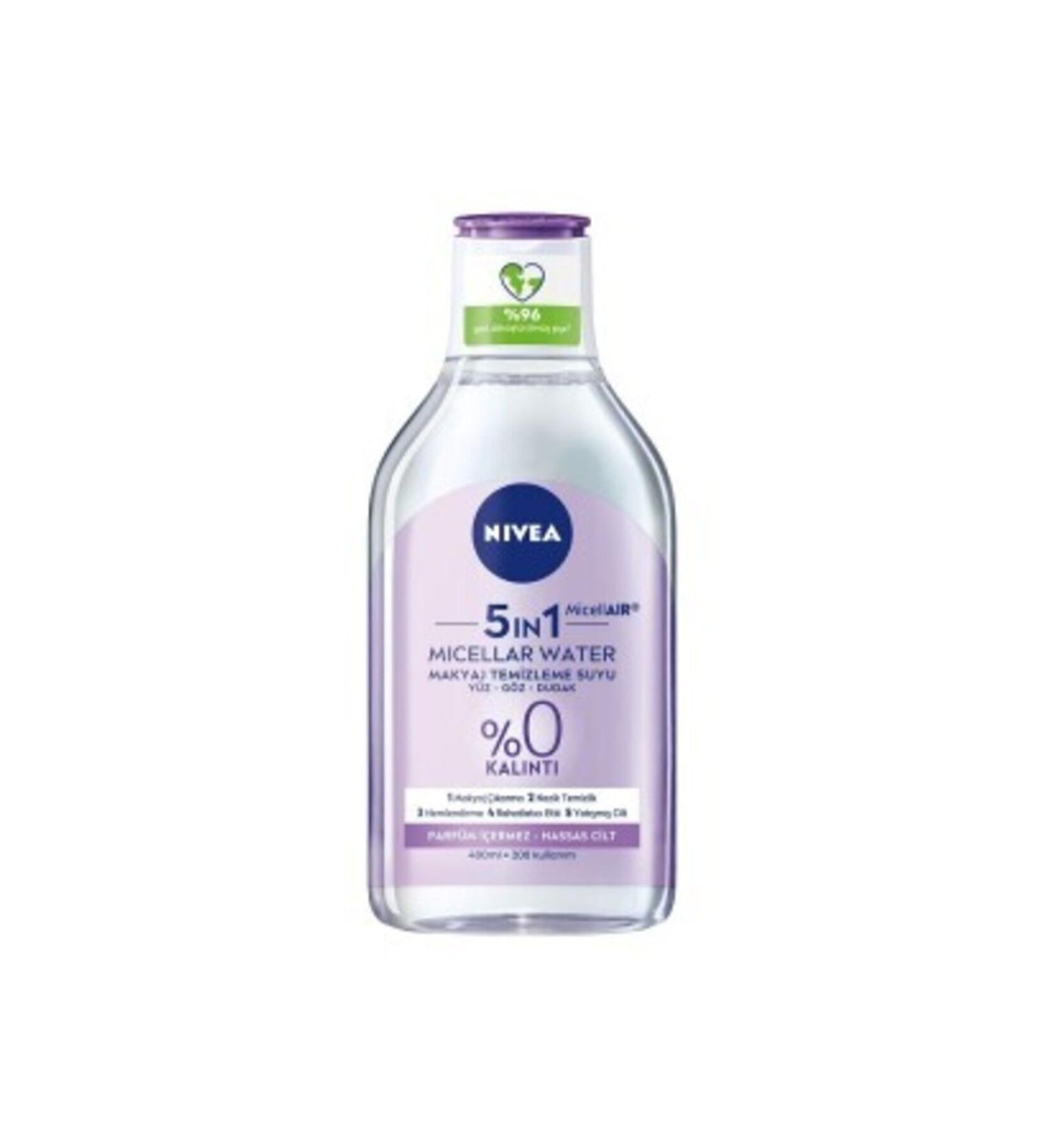 NIVEA ) Nivea Micellar Make-Up Remover Water Sensitive Skin 400 Ml ( 1 PIECE )