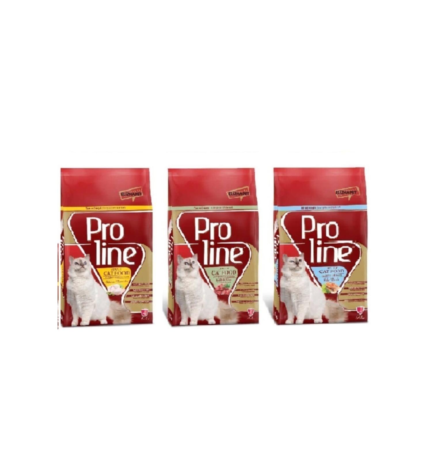 Proline Proline Chicken Lamb Fish Adult Cat Food 1.5 Kg X 3 Packages