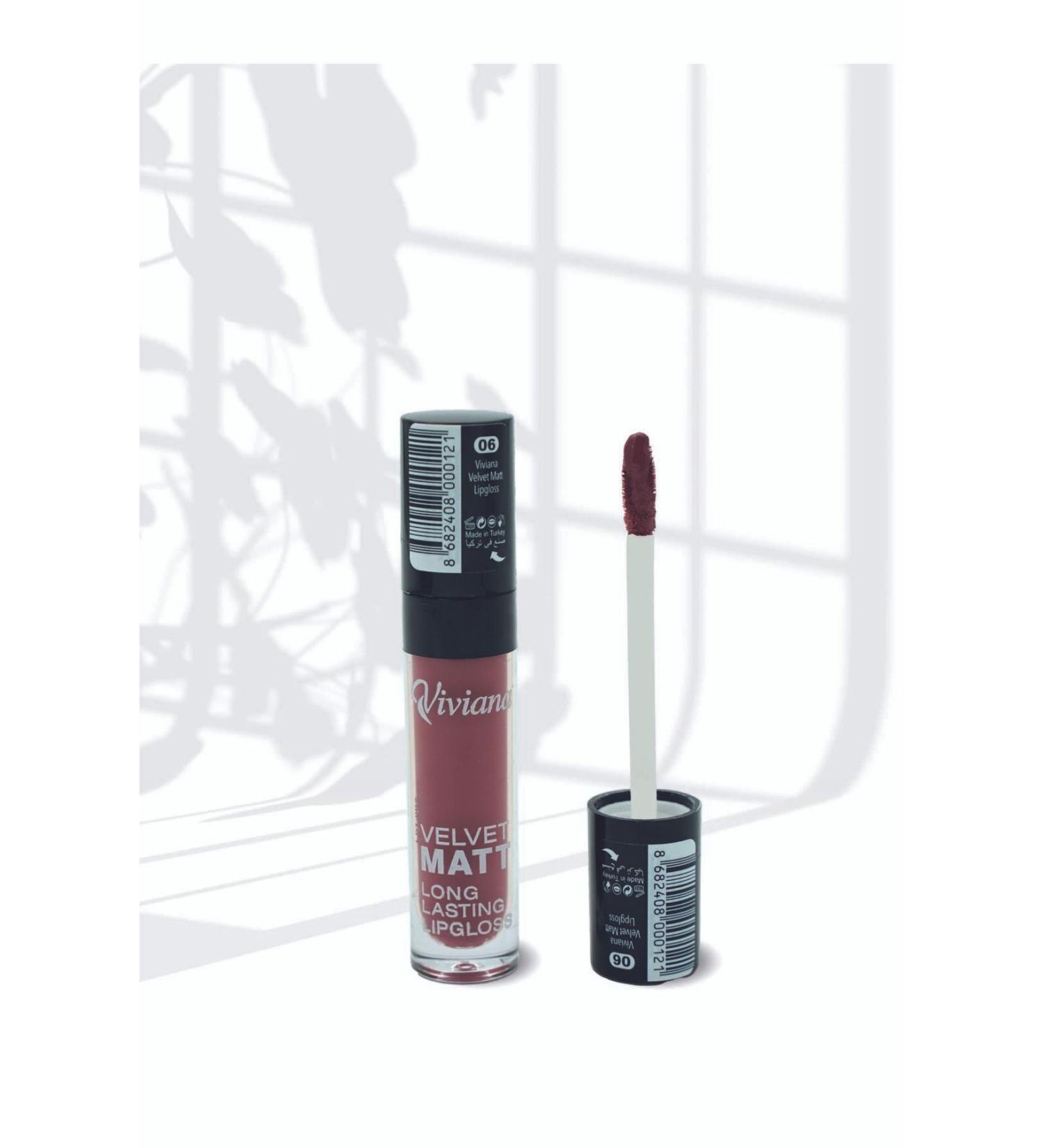 Viviana Velvet Matt Long Lasting Lipgloss 06