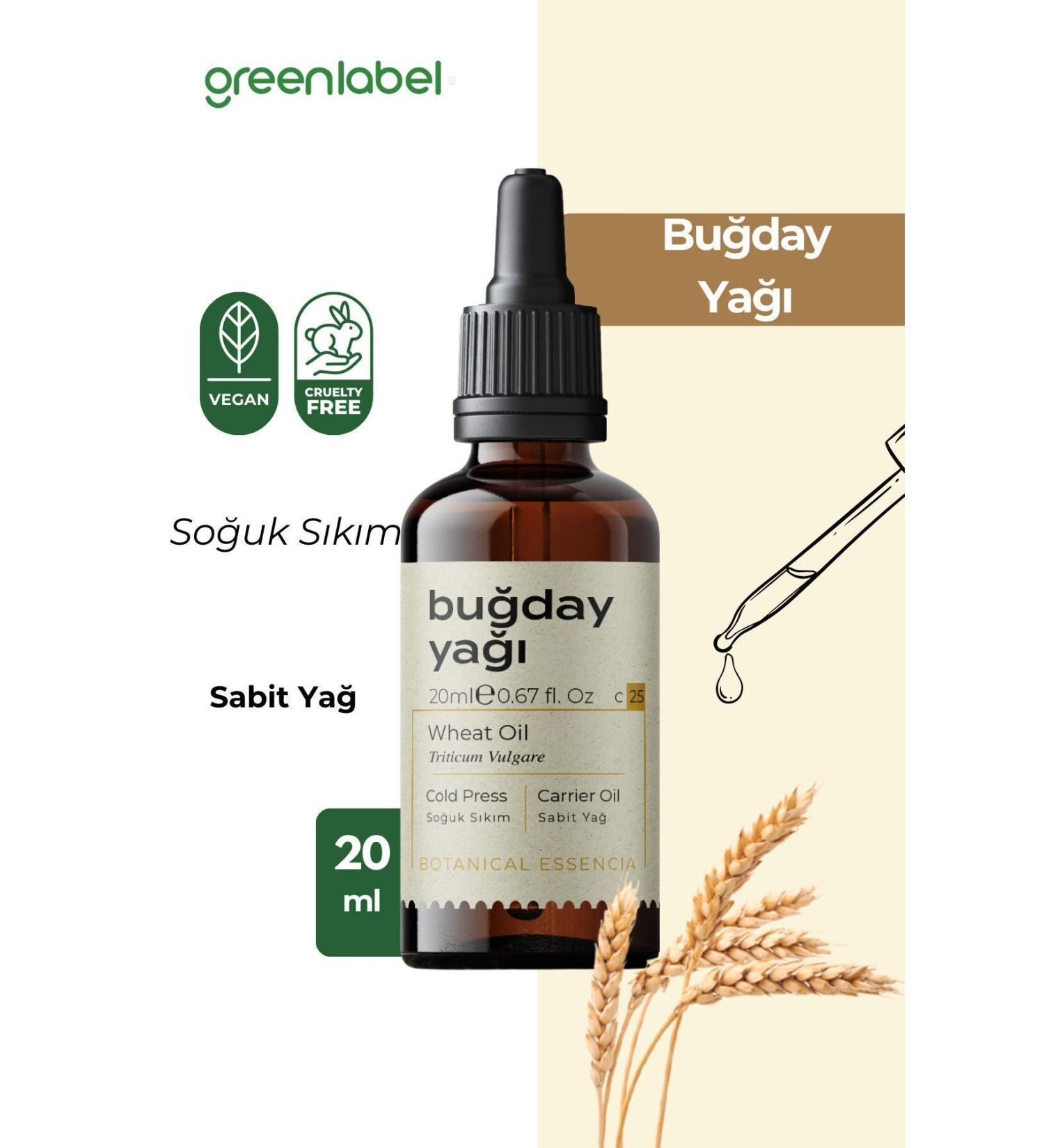 Green Label Wheat Oil Cold Pressed 0 Natural And Pure 20ml - Buy Online on GoSupps.com