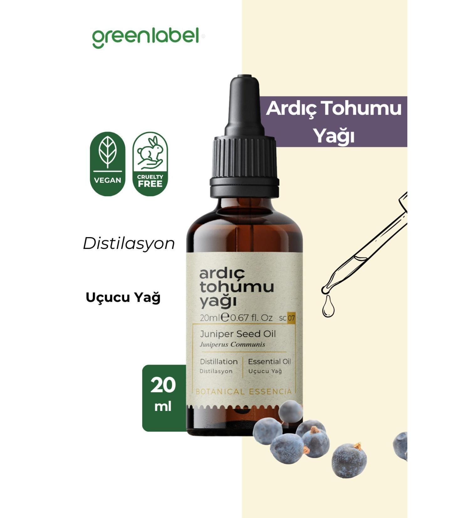 Green Label Juniper Seed Oil 0 Natural And Pure 20ml - Buy Online on GoSupps.com