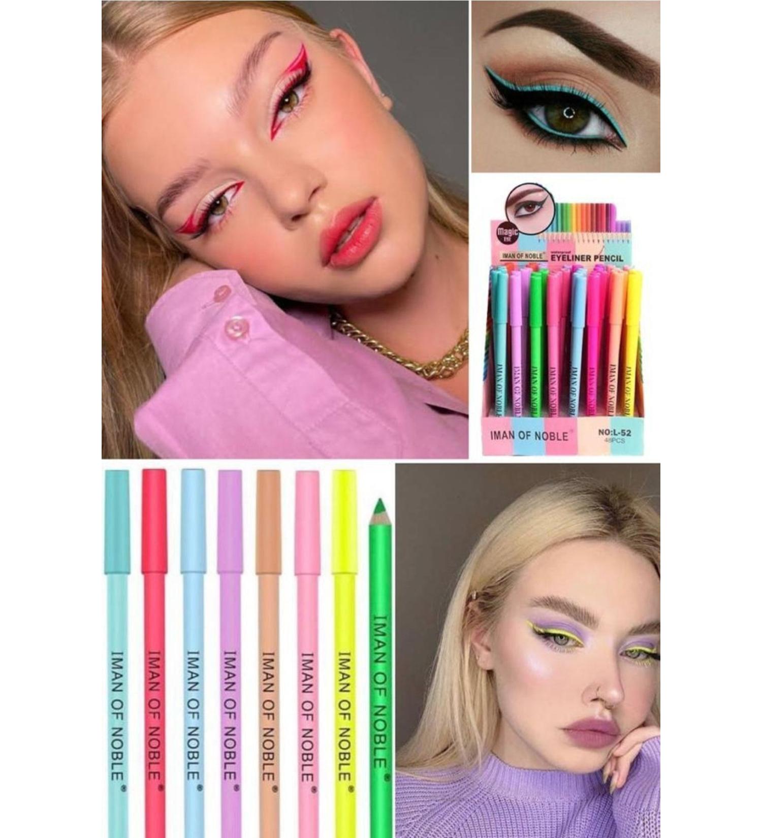 Utelips Eyeliner Pencil Set for Women 8-Colored Eyeliner Colored Shine Pencil Makeup Set - Buy Online on GoSupps.com