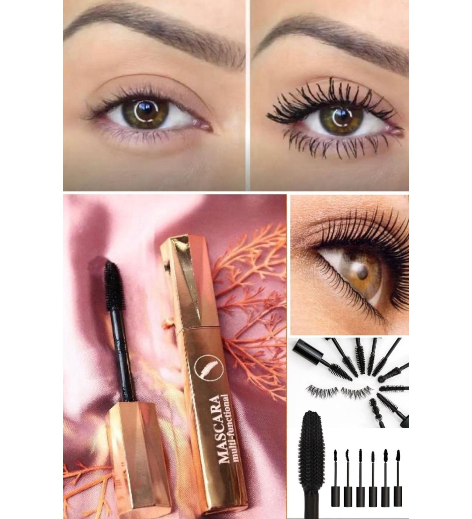 Utelips Women's Eyelash Extension Curling Black Mascara Makeup Professional Multi-Functional Mascara