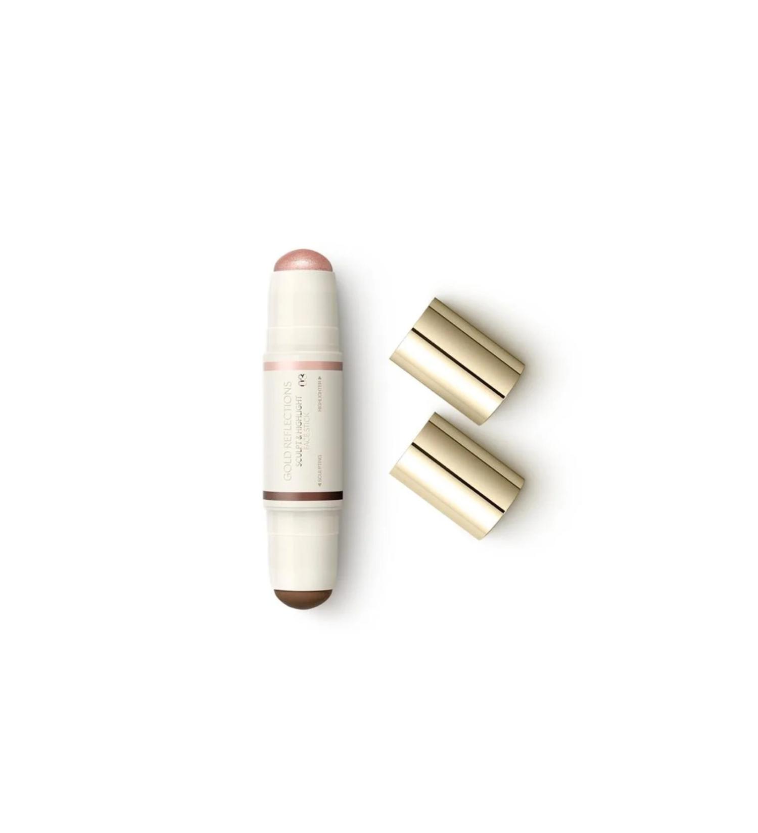 KIKO GOLD REFLECTIONS SCULPT & HIGHLIGHT FACE STICK 03 Dark & Coral - Buy Online on GoSupps.com