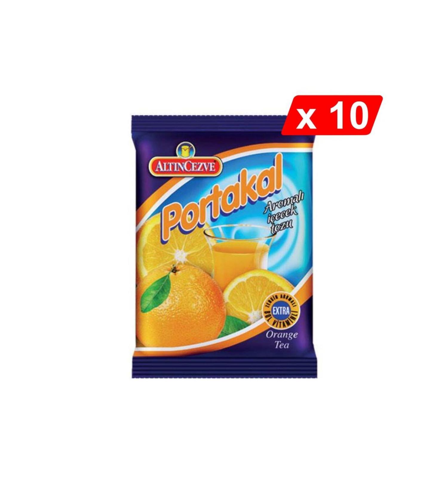 Alt ncezve Orange Flavored Drink Powder 250 Gr - 10-PACK