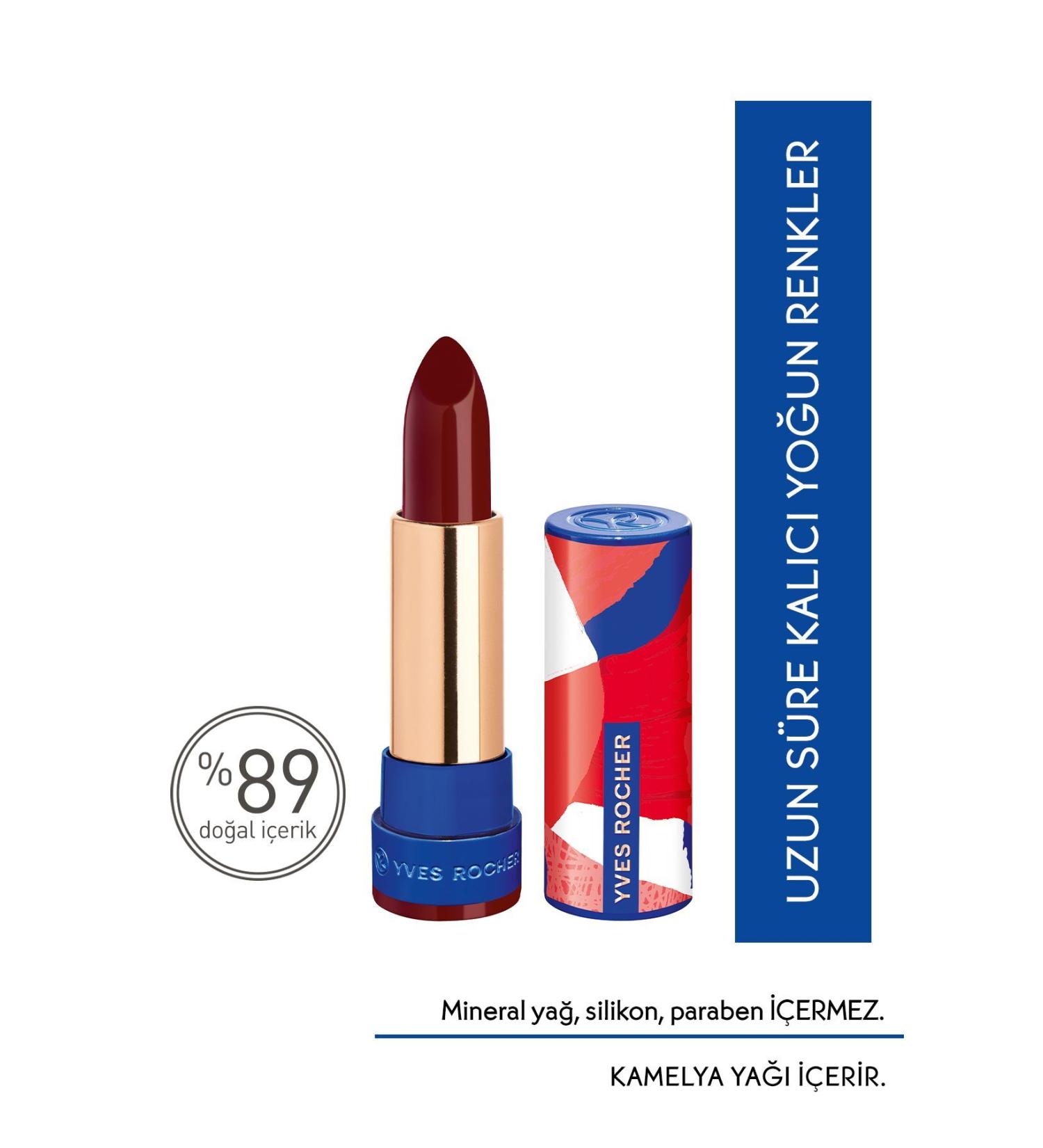 Yves Rocher Ultra Moisturizing Intense Color Satin Lipstick-21. Dark Berry-3.8g-82275