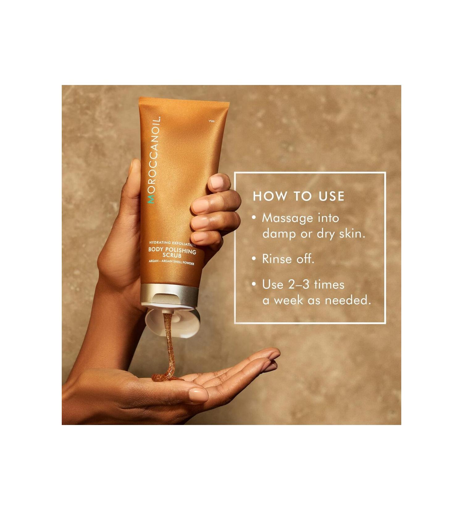 Moroccanoil Avocado Nourishing Body Scrub: Body Polishing Scrub 200 ml 6BEAUTYSECRETS