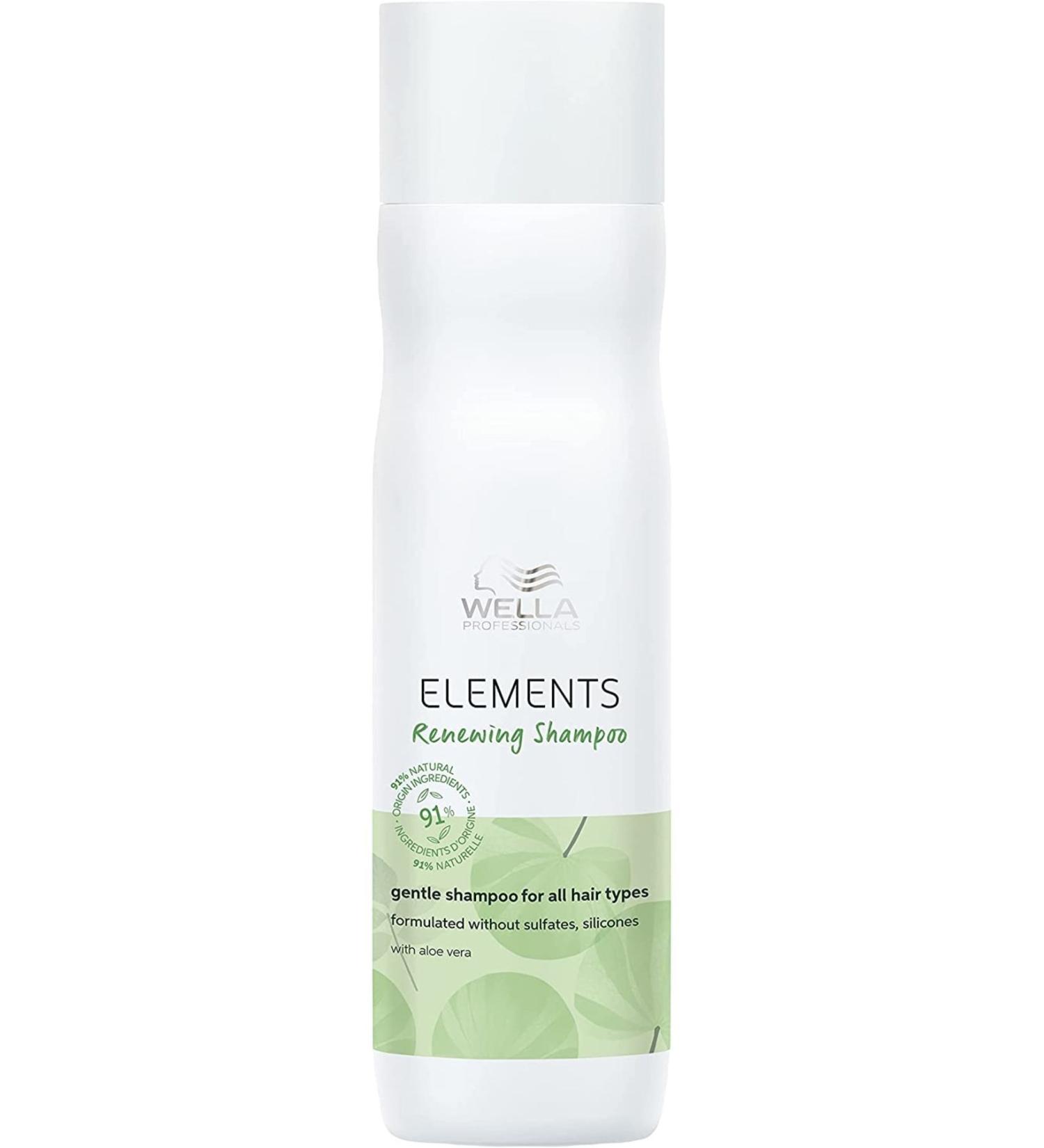 Wella Elements Renewing Sulfate-Paraben-Free Shampoo for Damaged Hair 250 ml CYT31647979466413179