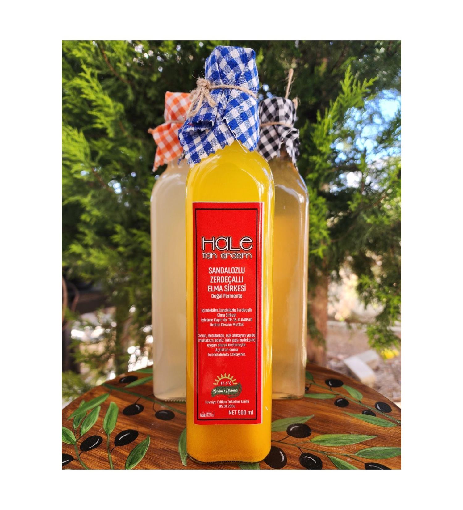 hale tan erdem Apple Cider Vinegar with Sandalwood and Turmeric 500ml