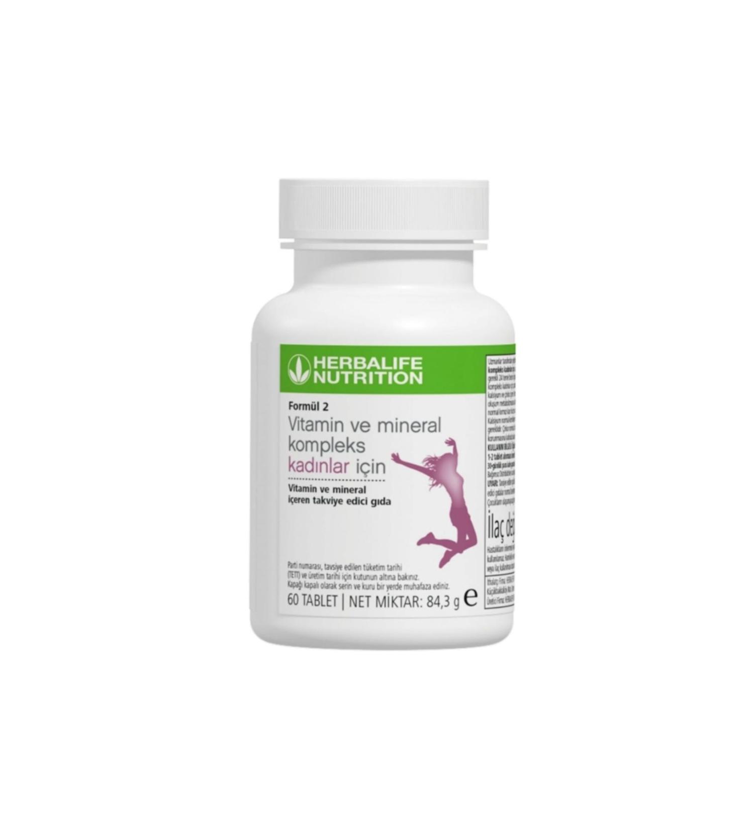 Herbalife Formula 2 Women Vitamin 60 Tablets