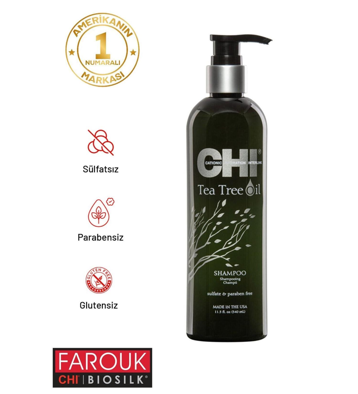 Chi Tea Tree Oil Shampoo 340 ml
