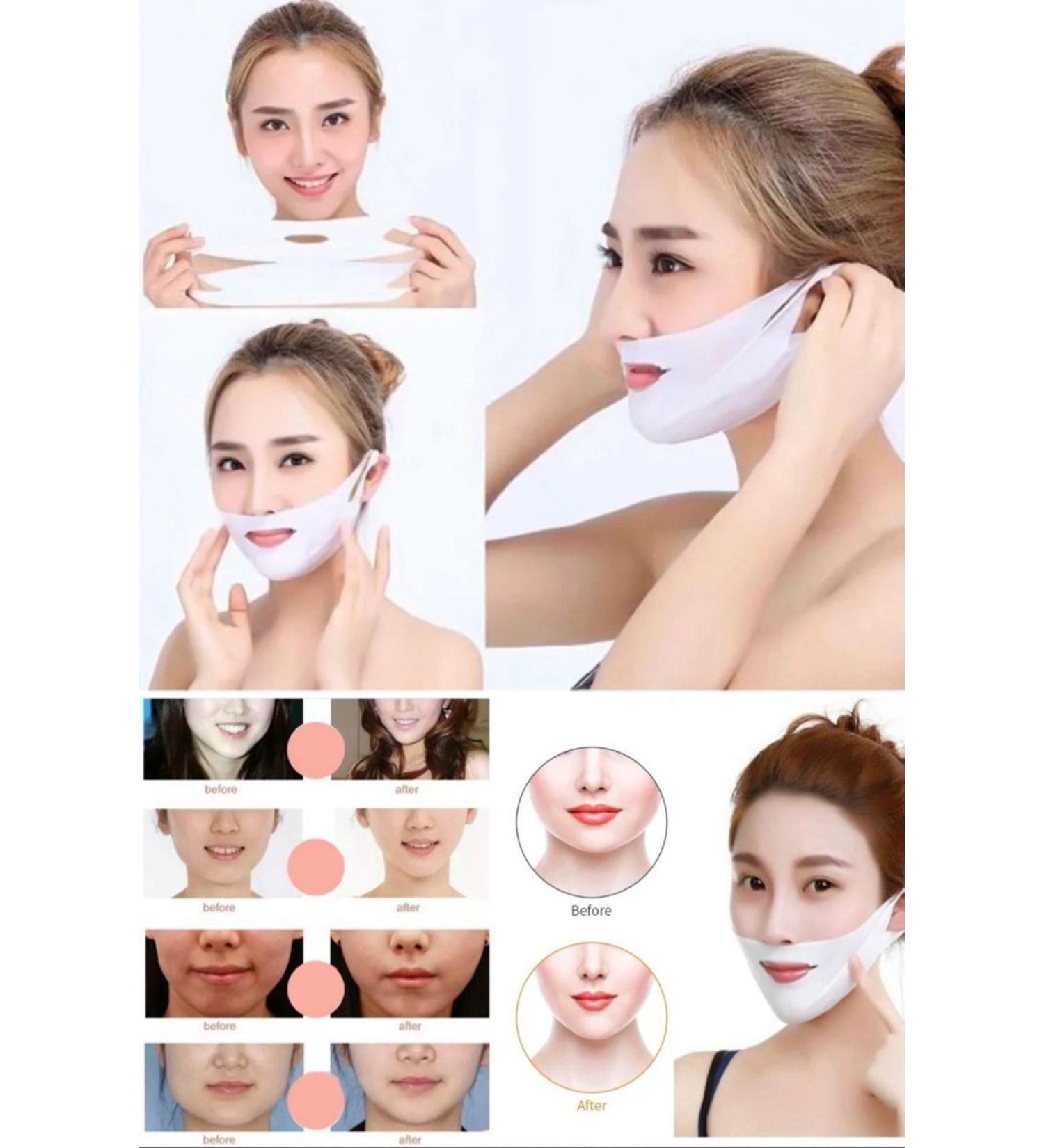 Utelips V-face Face Lift Women Beauty Chin Adhesion Anti Wrinkle Hanging Ears Lifting Mask Lifting - Buy Online on GoSupps.com