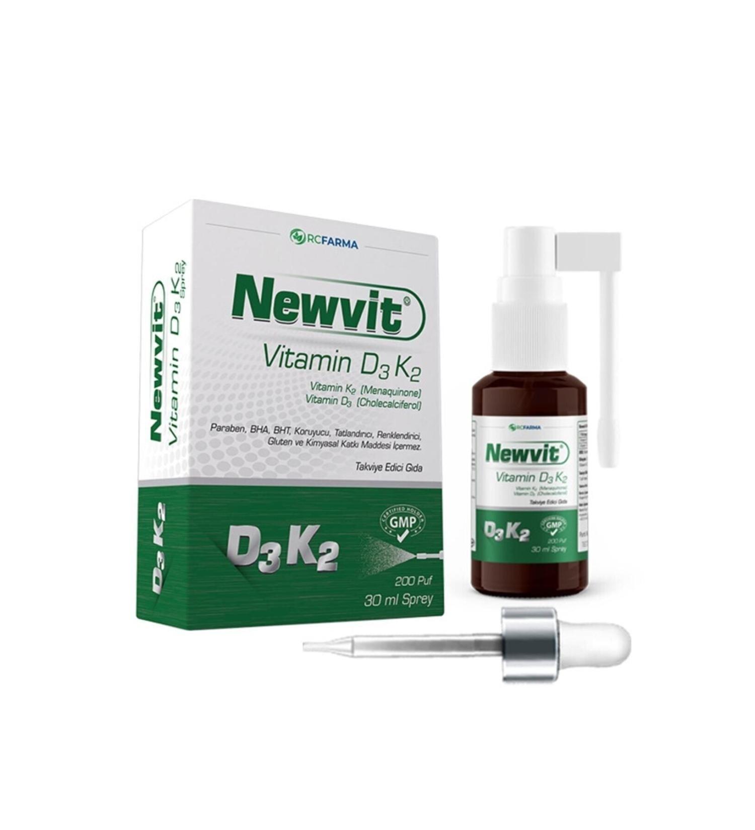 Newvit Vitamin D3 K2 30ml