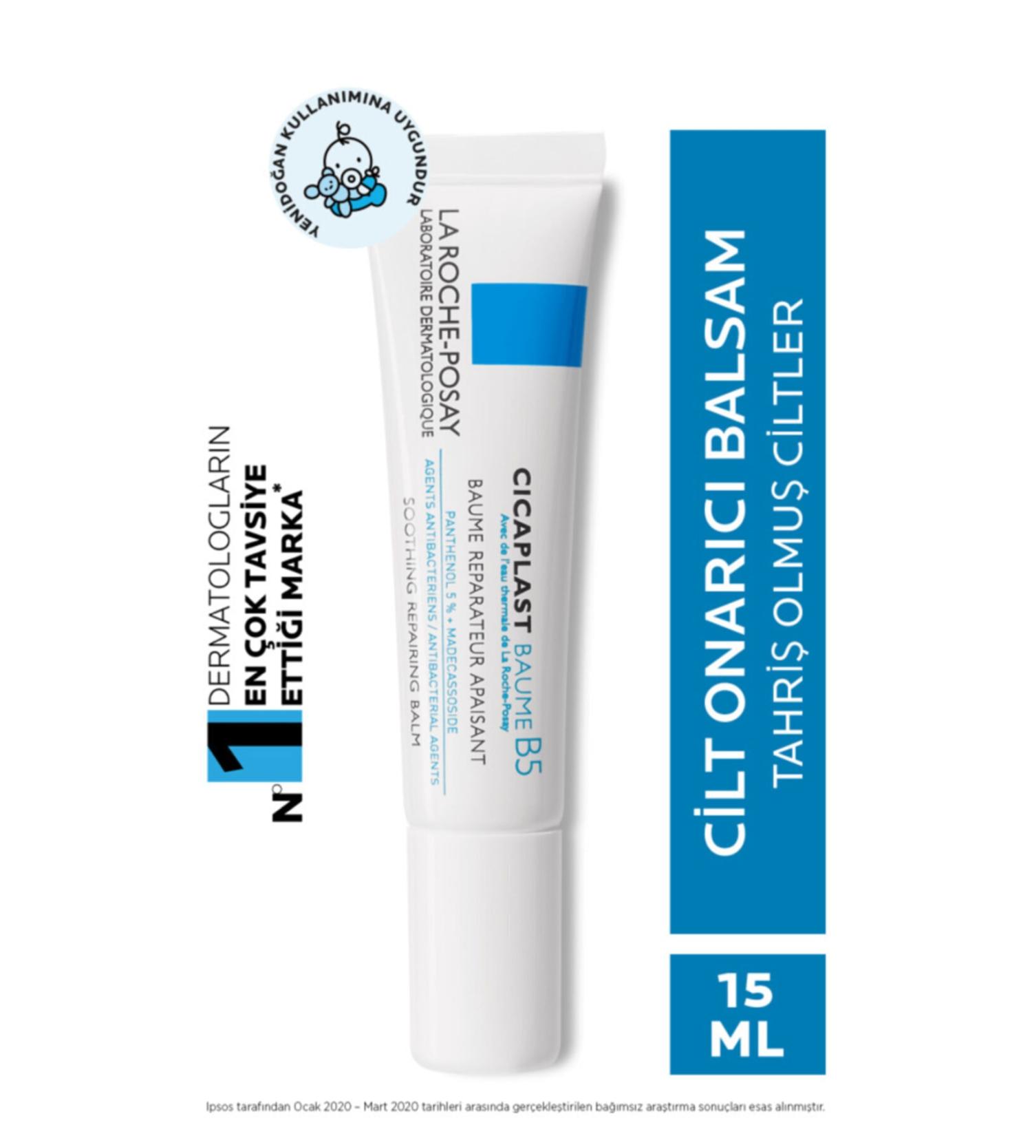 La Roche Posay La Roche-posay Cicaplast Baume B5 15 Ml Soothing and Repairing Cream