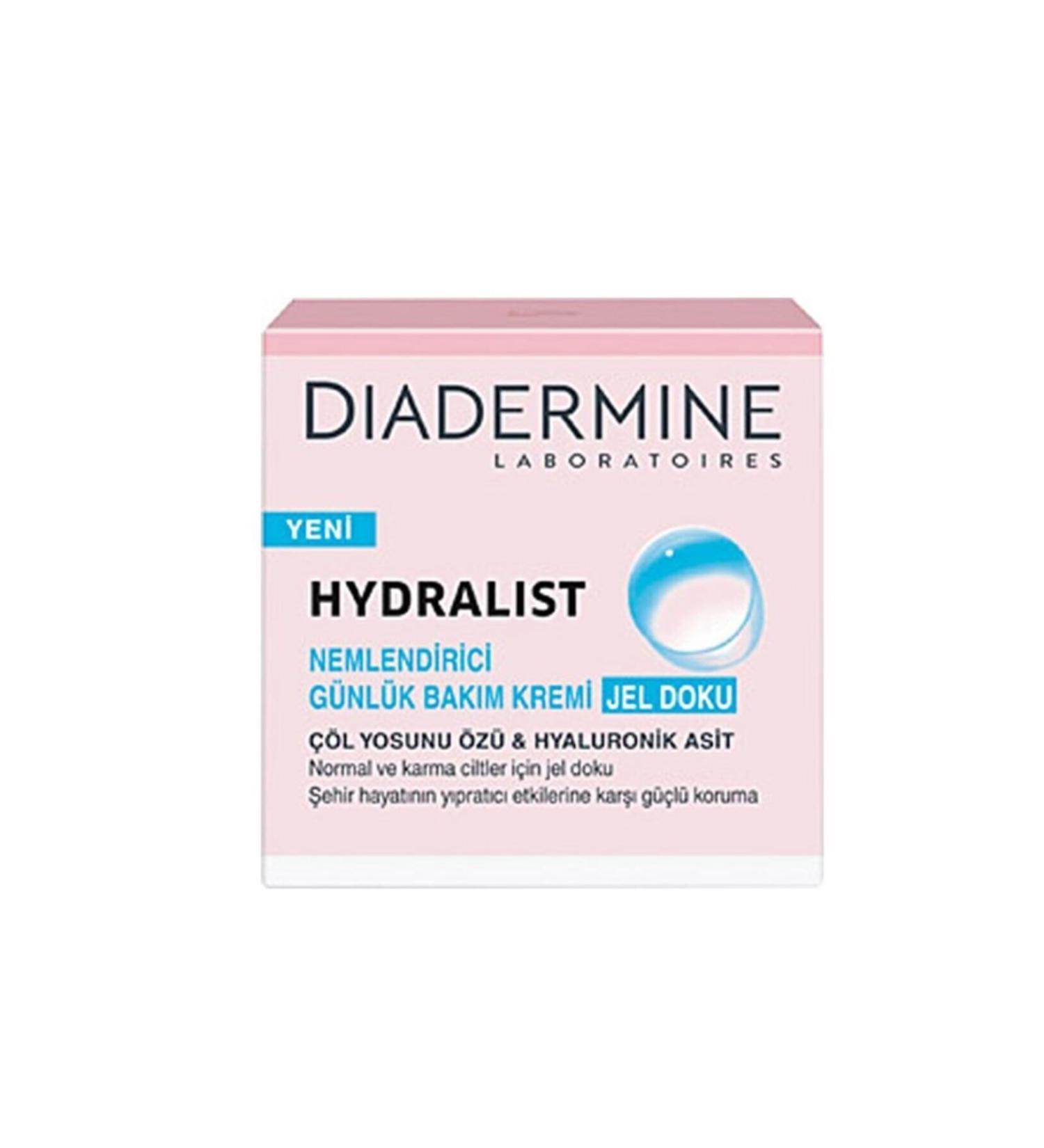adimu Diadermine Hydralist Moisturizing Daily Care Cream Gel Texture 50 Ml
