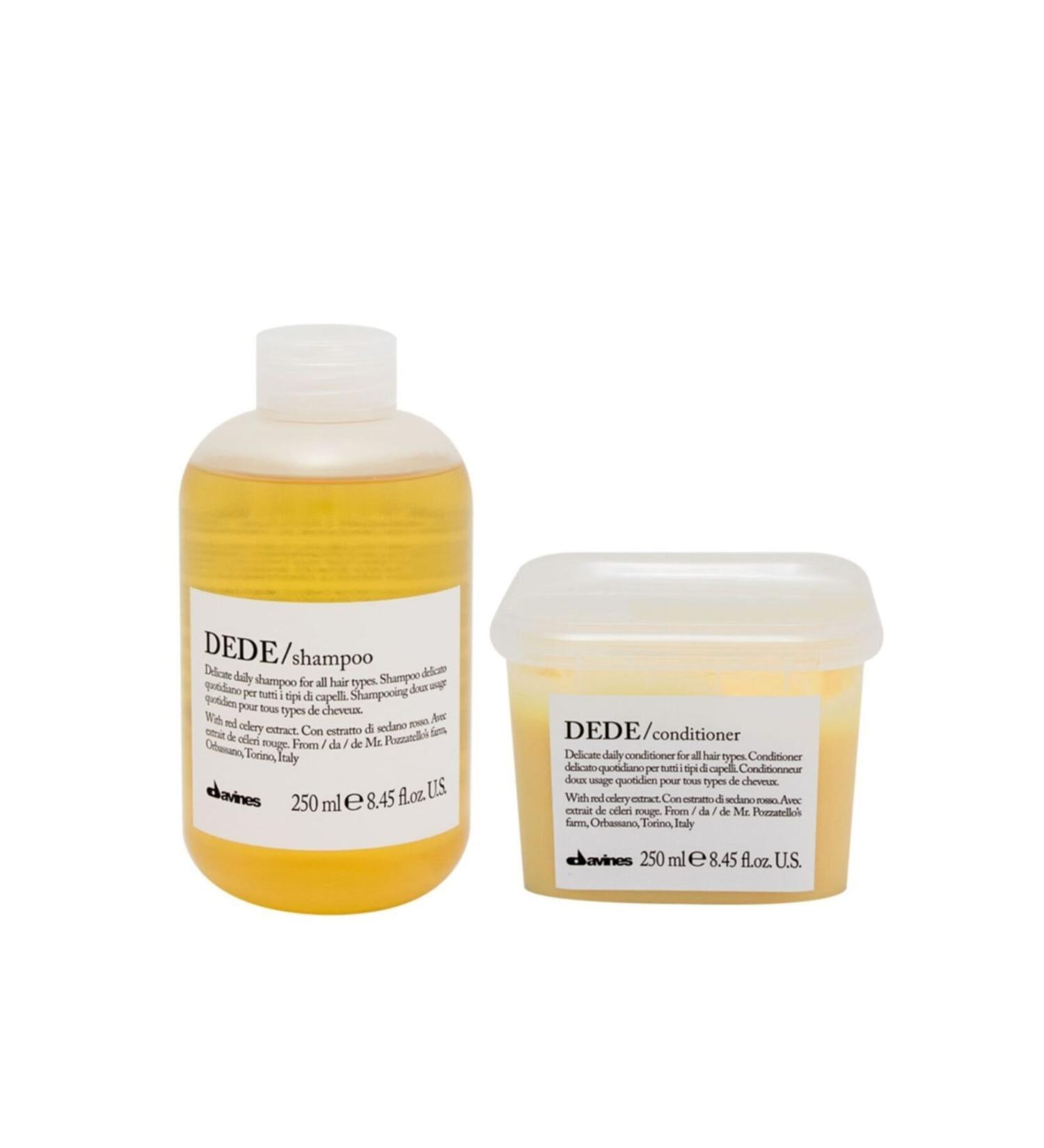 Davines Dede Fine Hair Protection Care Shampoo 250 Ml + Dede Care Conditioner 250 Ml FLSR3961:63