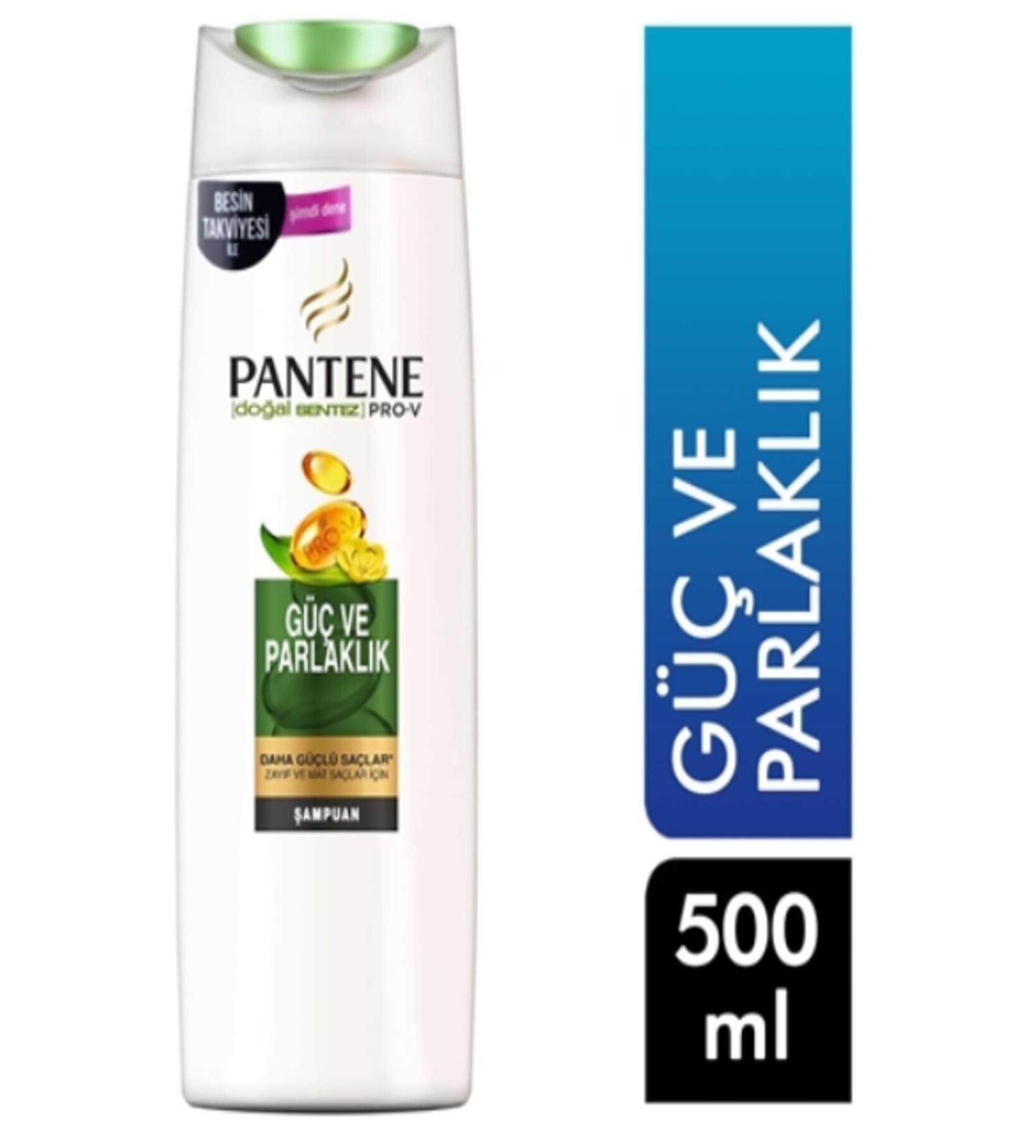 Pantene Shampoo Natural Synthesis Power and Shine 500ml