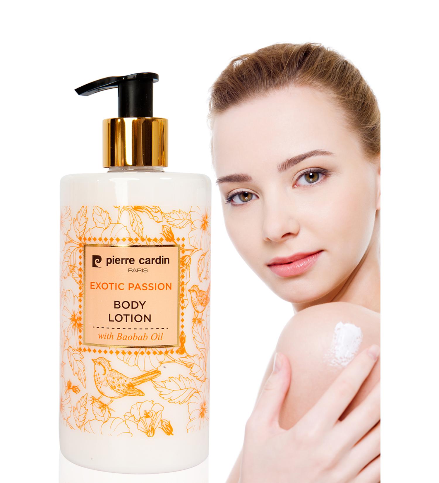 Pierre Cardin Body Lotion 350 ml - Exotic Passion Body Lotion - Buy Online on GoSupps.com