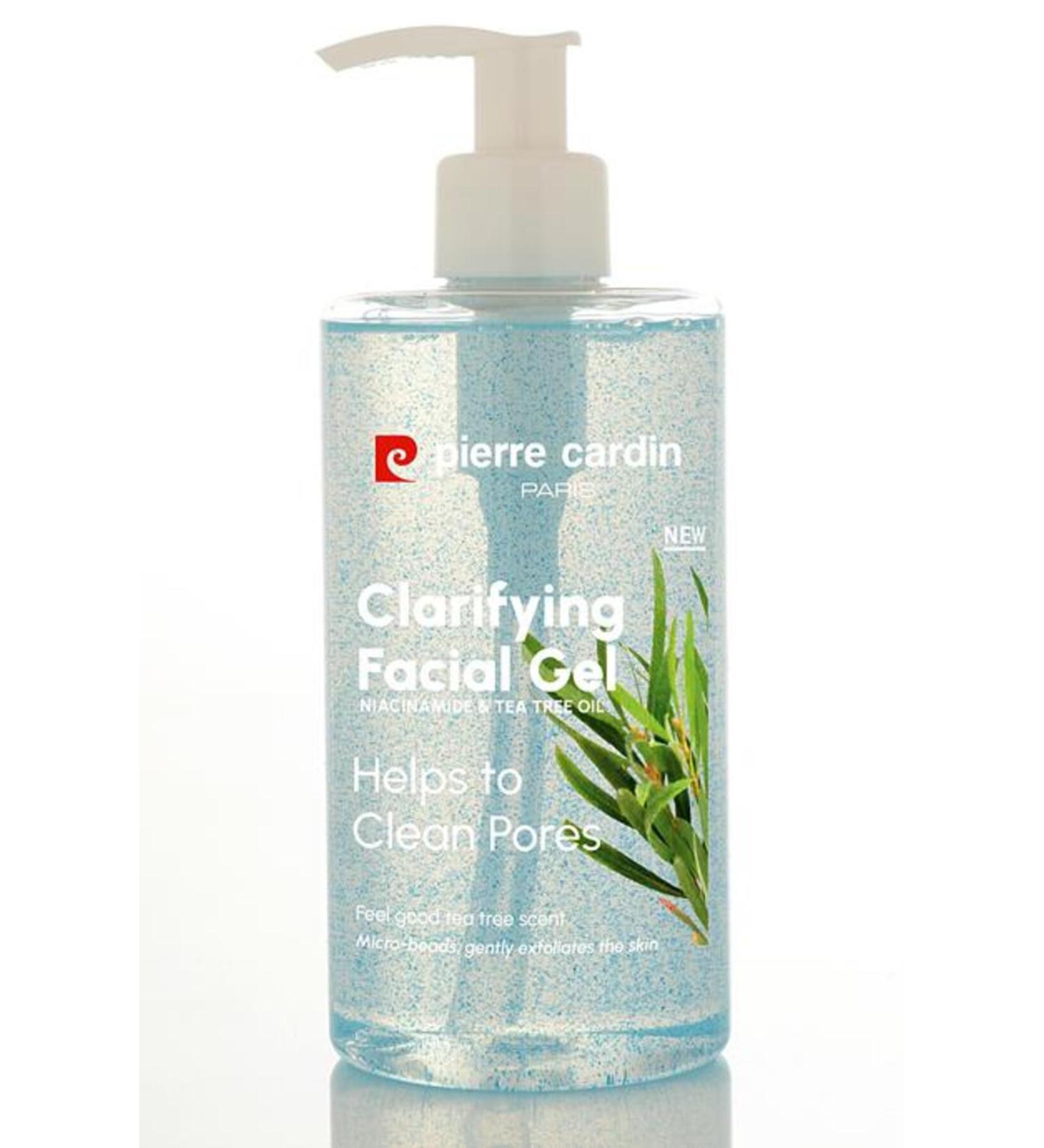 Pierre Cardin Clarifying Facial Cleanser With Niacinamide & Tea Tree Oil-foam Gel 350 ml - Buy Online on GoSupps.com