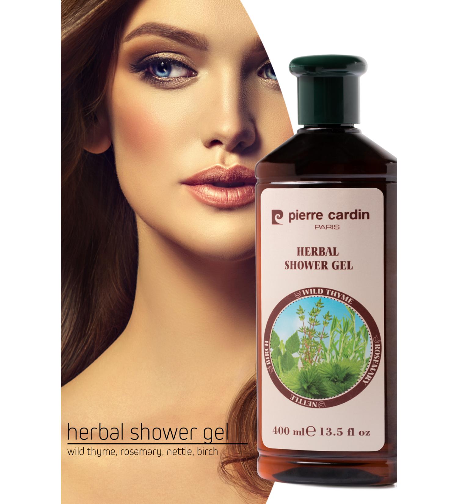 Pierre Cardin Herbal Shower Gel - 400 ml - Buy Online on GoSupps.com
