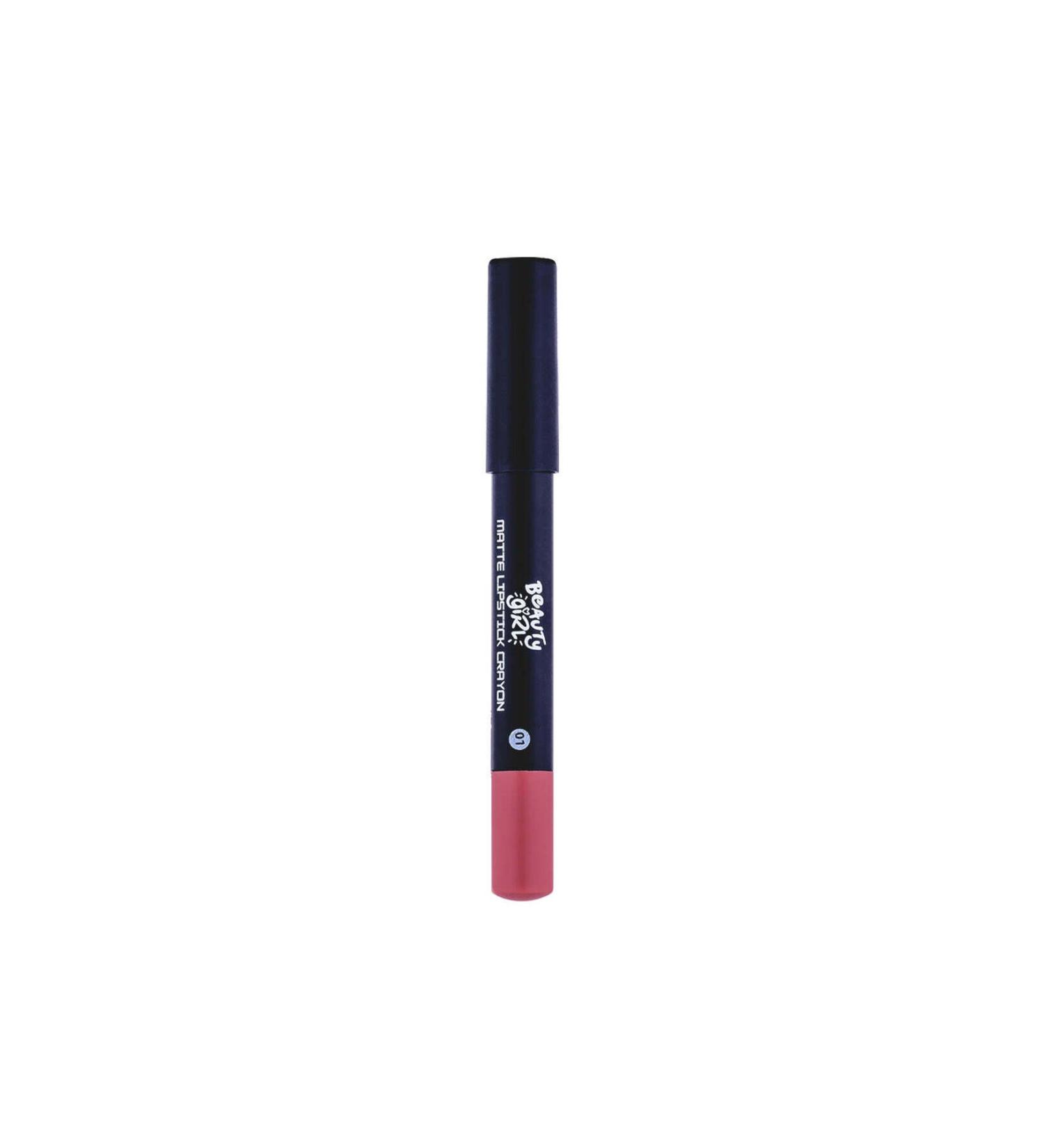 beauty girl Matte Pencil Lipstick Sweat Dream 01 - Buy Online on GoSupps.com