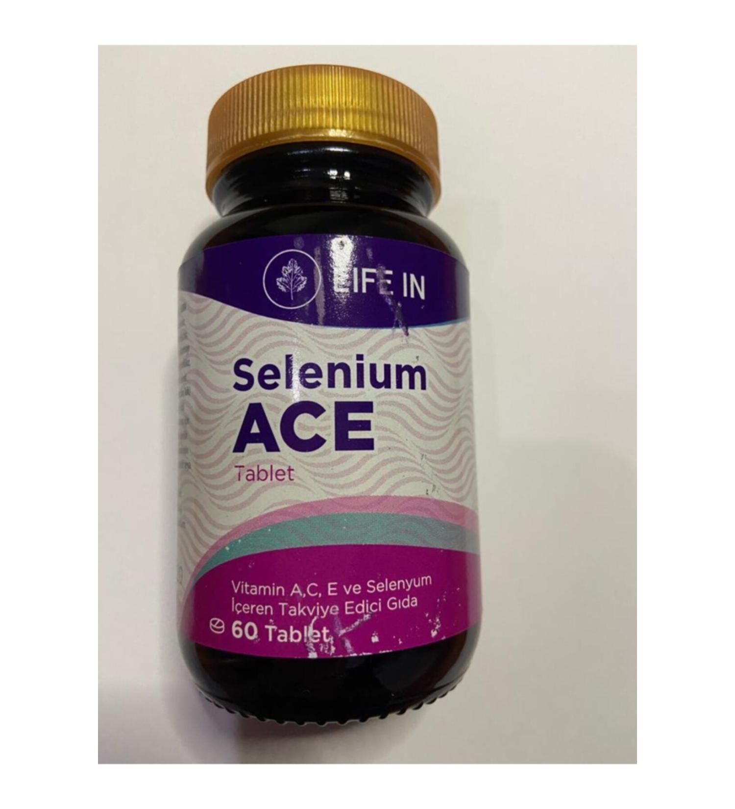 Life In Selenium Ace 60 Tablets English