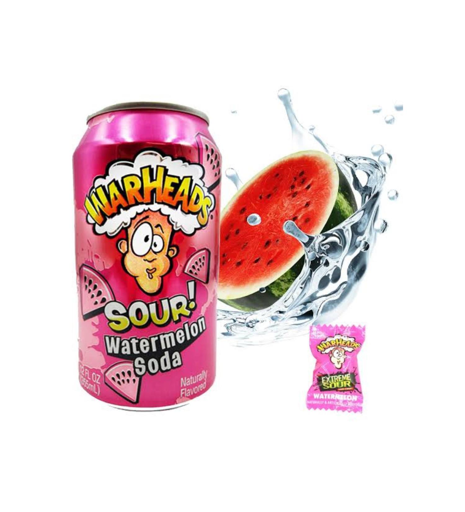 WarHeads Sour Watermelon Soda /watermelon 355ml