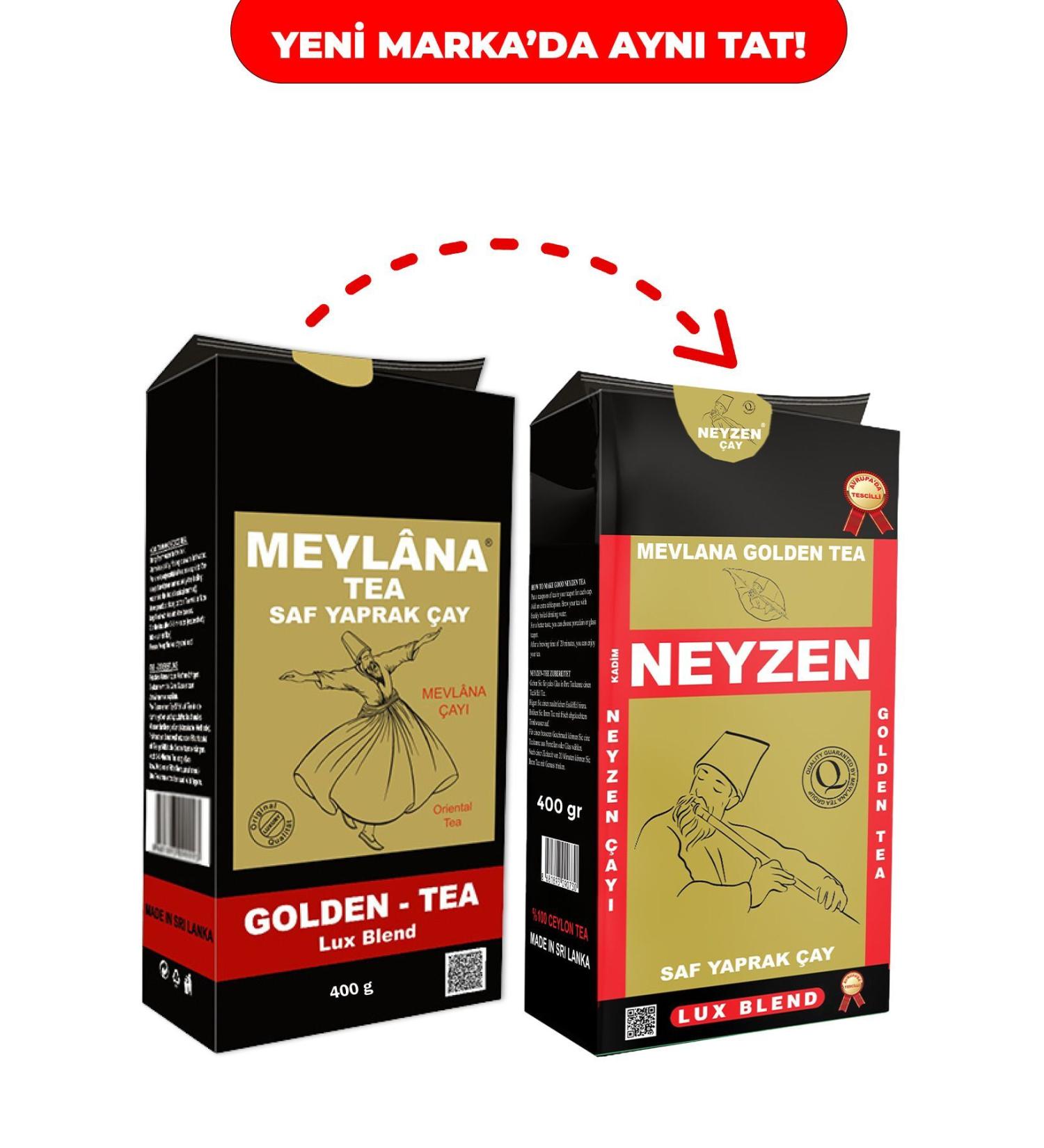NEYZEN Dust-Free 0 Guaranteed Pure Leaf Tea Golden Tea 400 gr - Sri - Lanka Legend