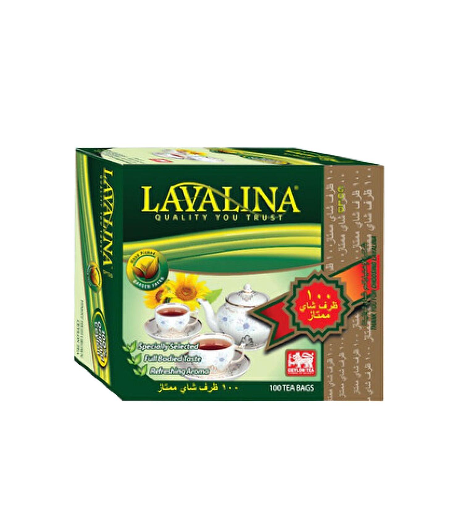 LAYALINA TEA 100 Pieces Tea Imported Ceylon Sri Lanka Ceylon Shaking Filtering Cup Tea Bag 100 Pieces