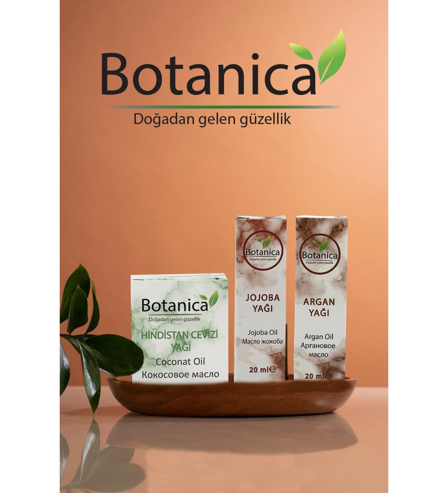 botanica 3-Piece Hair Care Set Coconut Oil - Jojoba Oil - Argan Oil 100 Ml + 20 Ml + 20 Ml - Buy Online on GoSupps.com