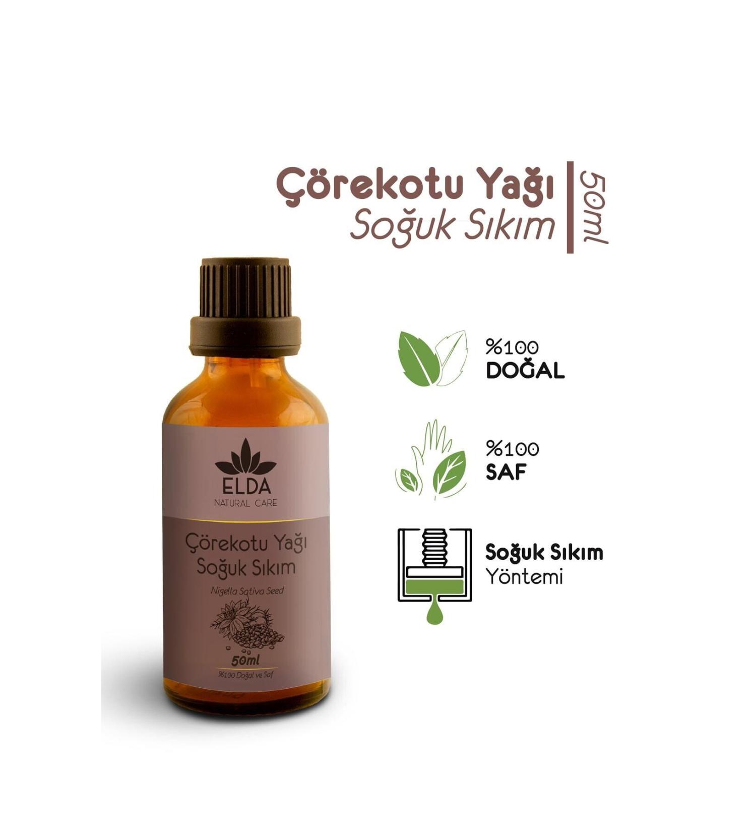 EldaNaturalcare Black Cumin Oil Cold Pressed 50ml