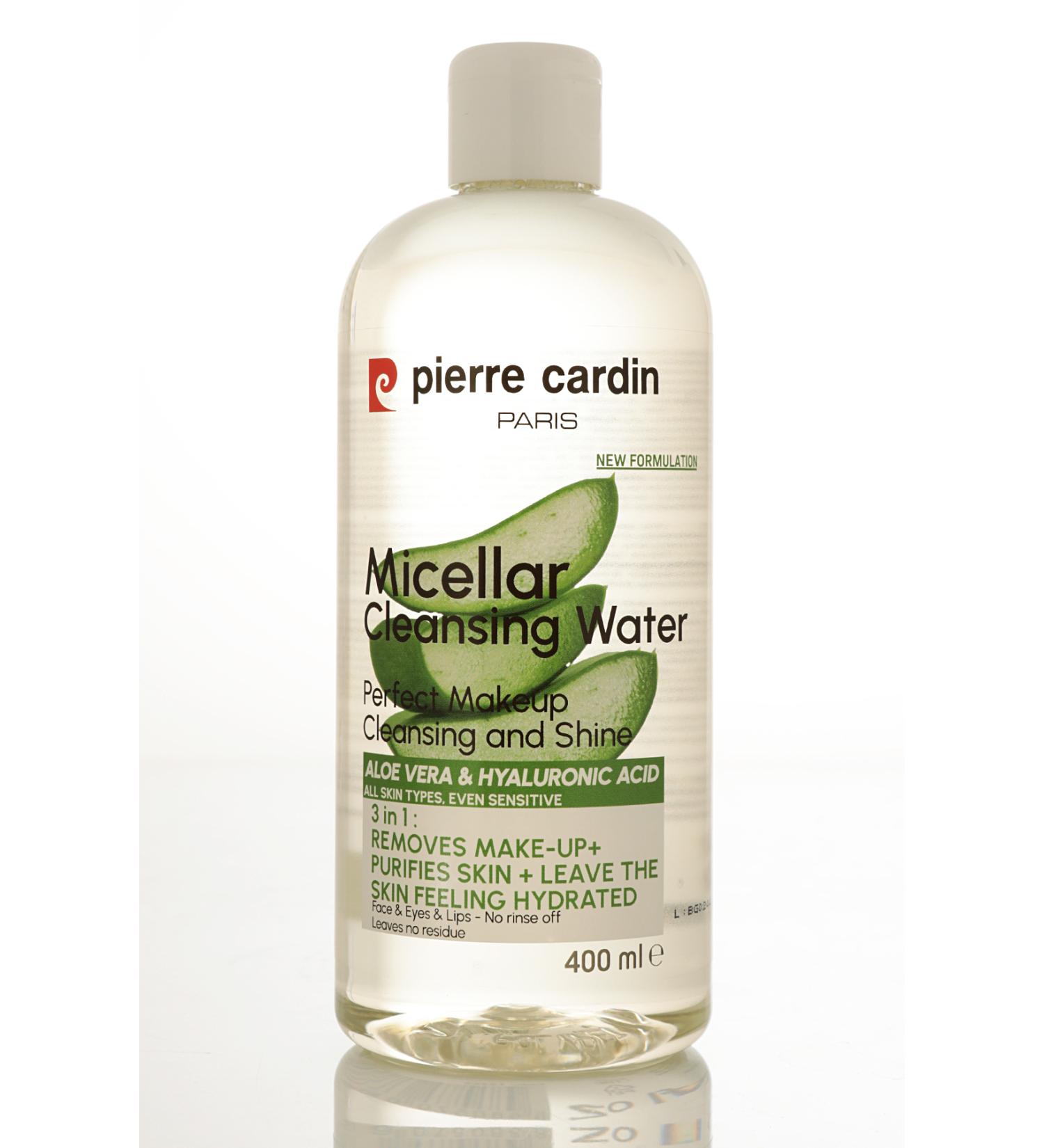 Pierre Cardin Gently Cleansing Micellar Water With Aloe Vera & Hyaluronic Acid-makeup Cleansing Water - Buy Online on GoSupps.com