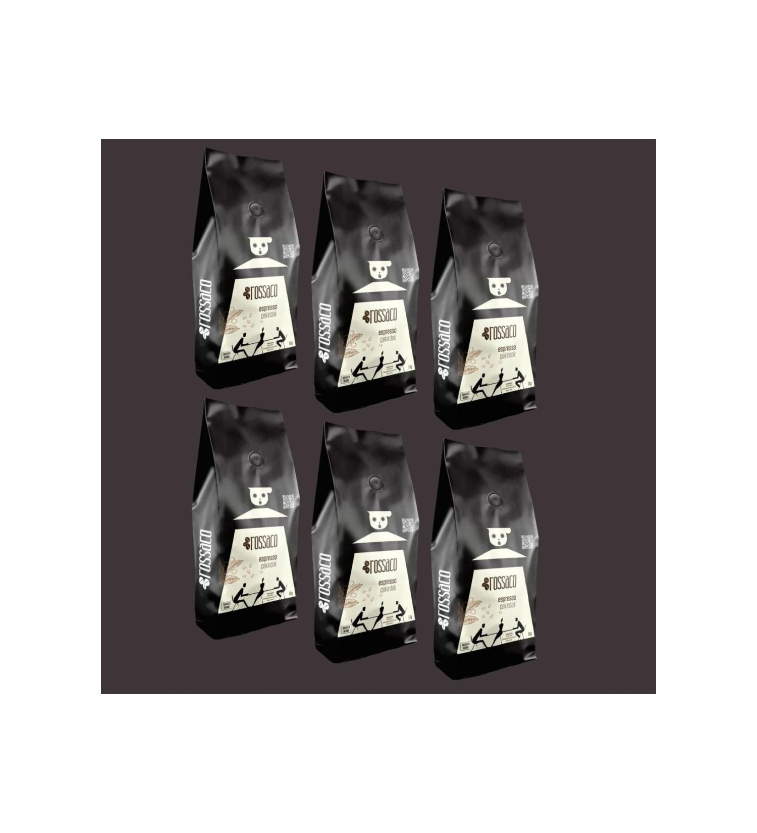 Rossaco Wholesale Espresso Coffee Beans - Pack of 6