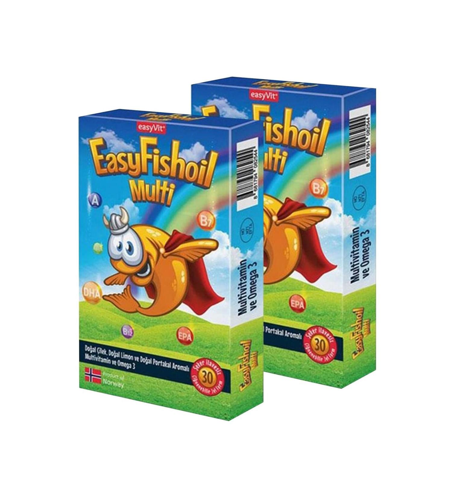 Easy Fishoil Easyfishoil Multi 30 Gel Tablets 2 Pieces