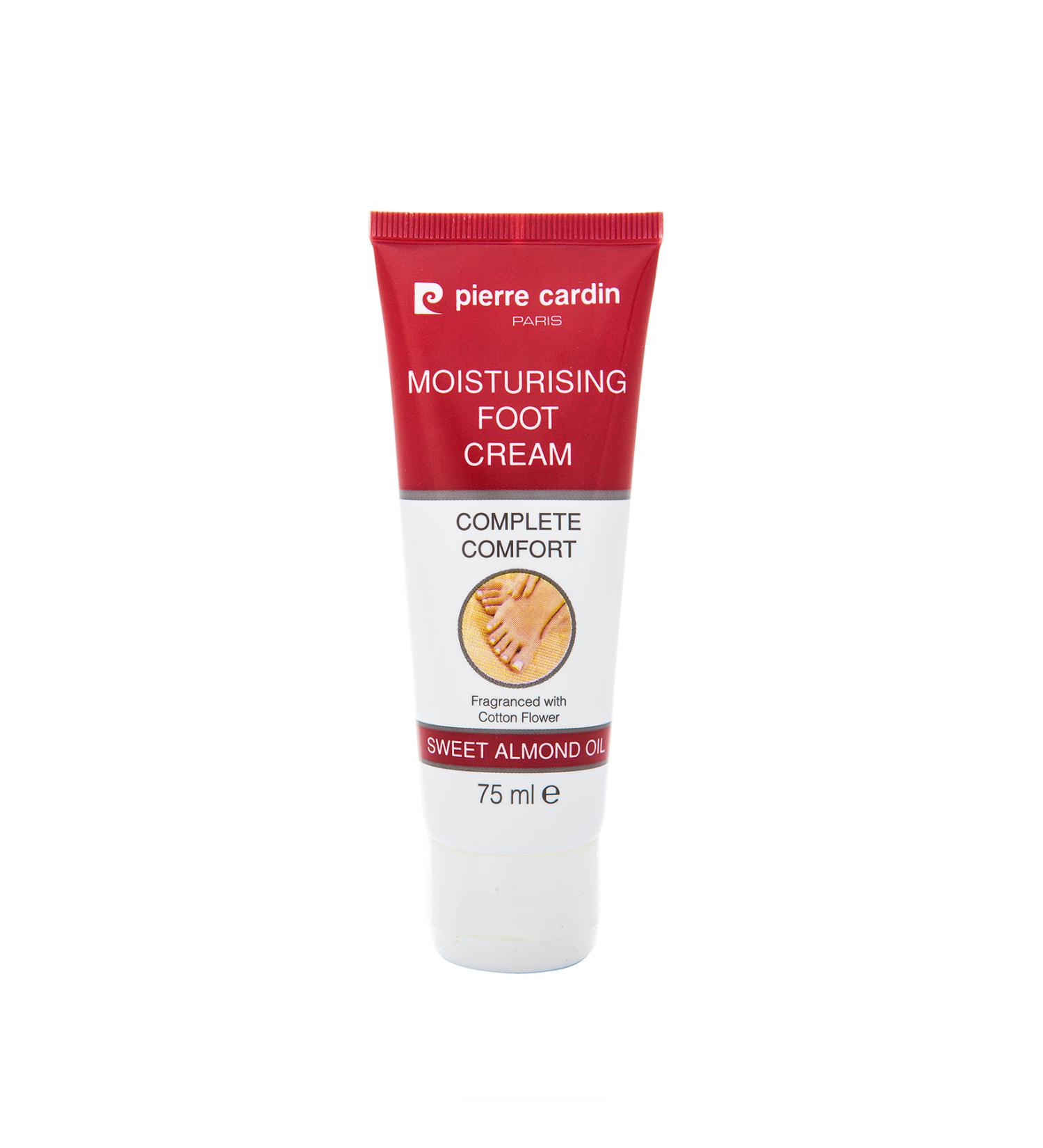 Pierre Cardin Moisturizing Foot Care Cream with Almond Oil - 75 ml - Buy Online on GoSupps.com