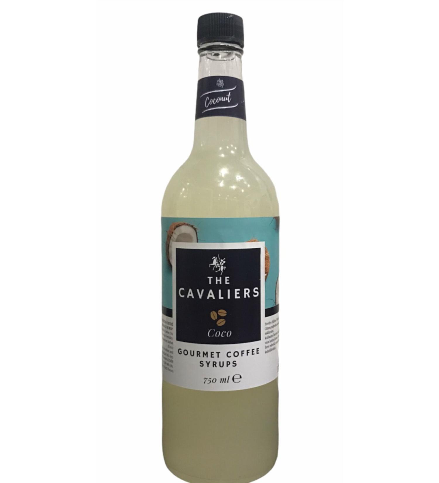 The Cavaliers Coconut Flavored Coffee Syrup 750 ml