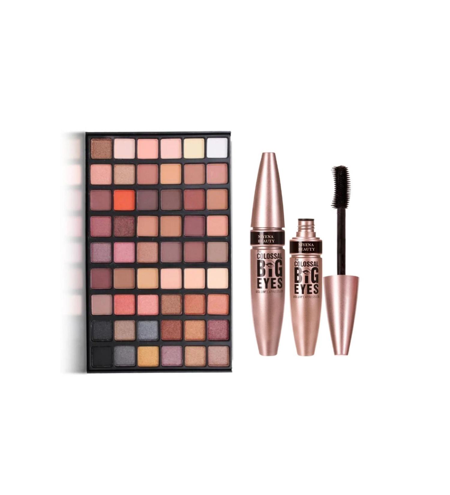 N YENABEAUTY 54 Eyeshadow Palette Matte and Shiny Makeup Set