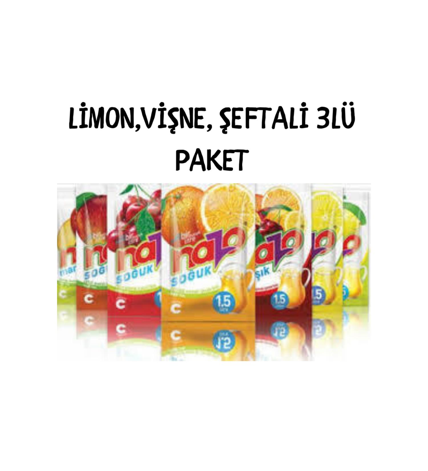 NAZO NAZO24* 3-PACK POWDER DRINK (LEMON PEACH SOUR CHERRY)