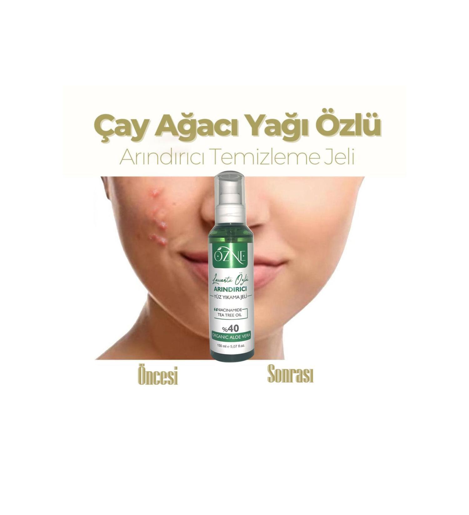 Ozne Lavender Essence Purifying Face Wash Gel 150ml - Buy Online on GoSupps.com