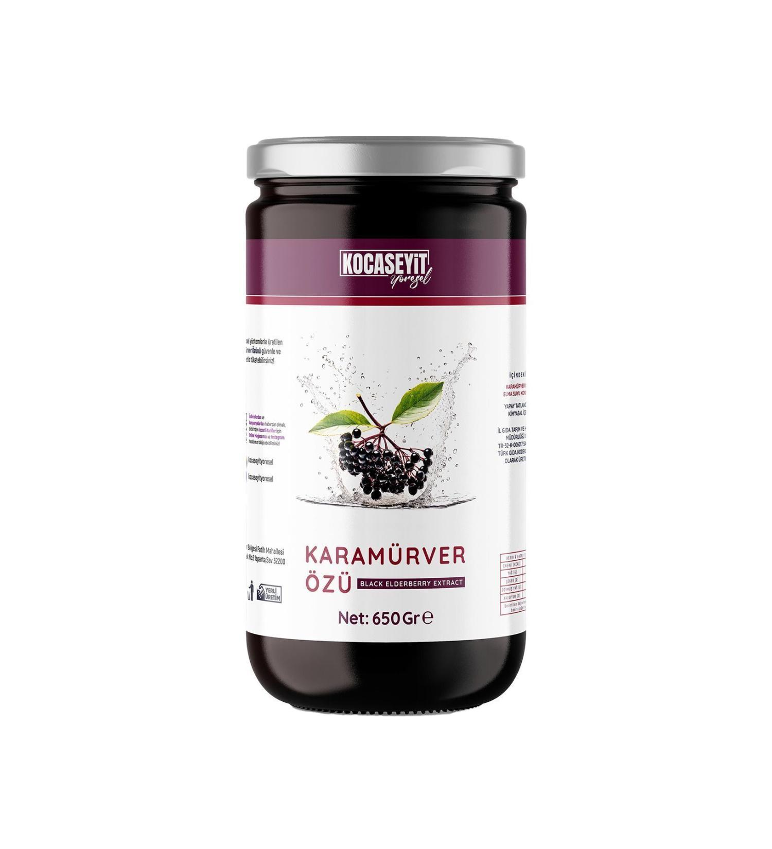 HAVRAN KOCASEYIT Black Elderberry Extract 650 Gr - Buy Online on GoSupps.com