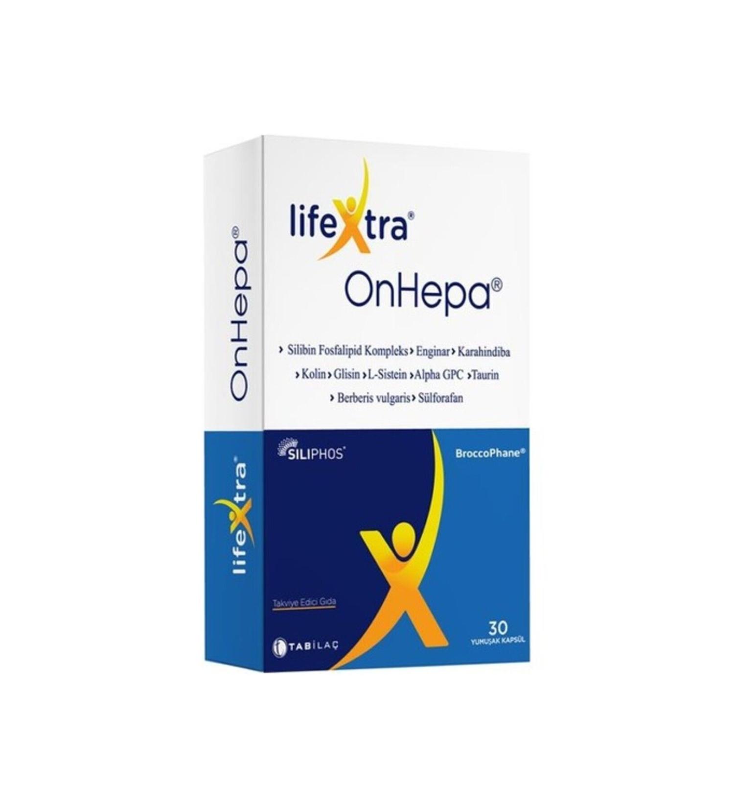 Tab Ilac Lifextra Onhepa 30 Capsules