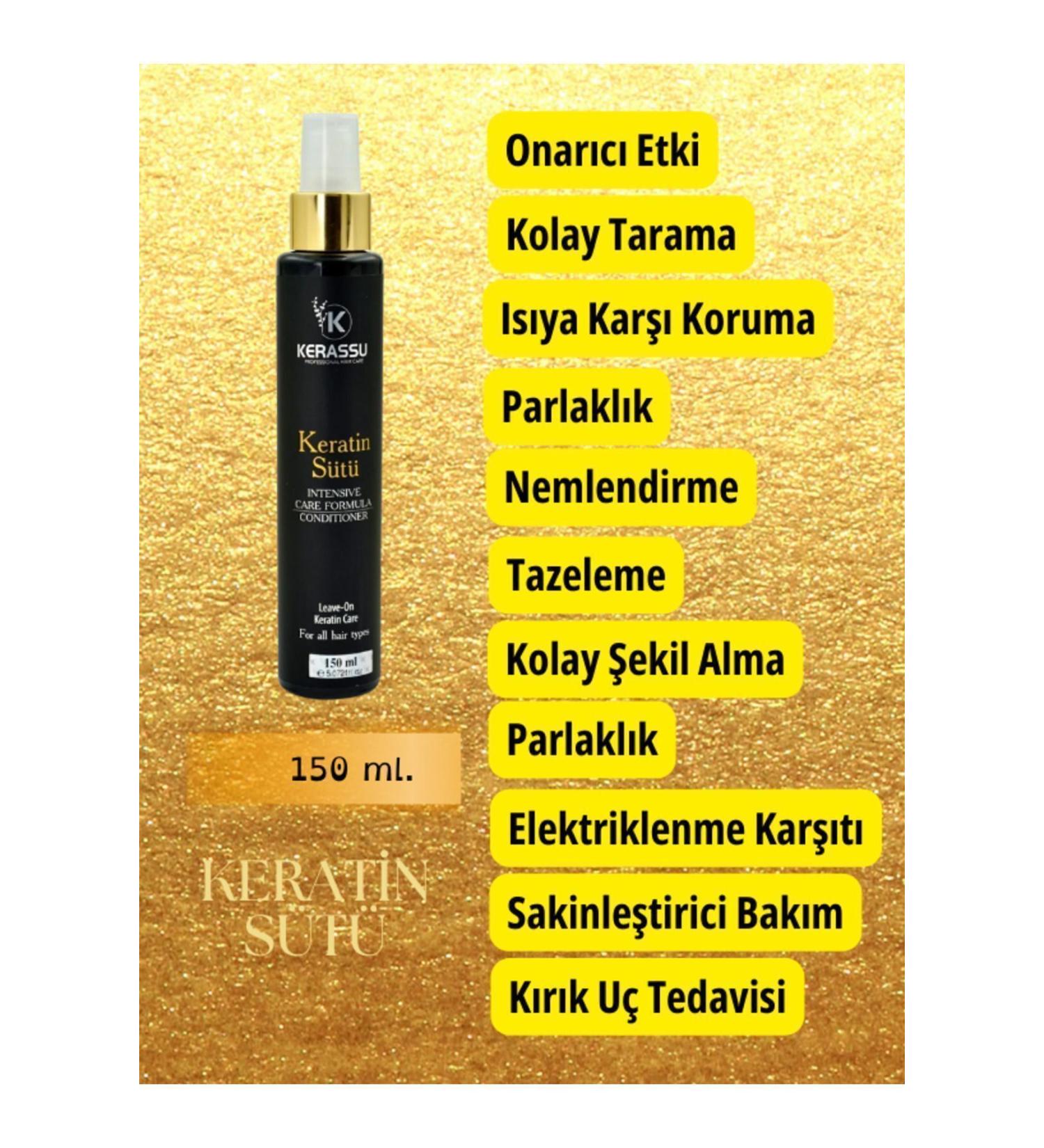 KERASSU Collagen Keratin Milk Hair Nourishing 10 Effects Care Milk 150 Ml. - Buy Online on GoSupps.com